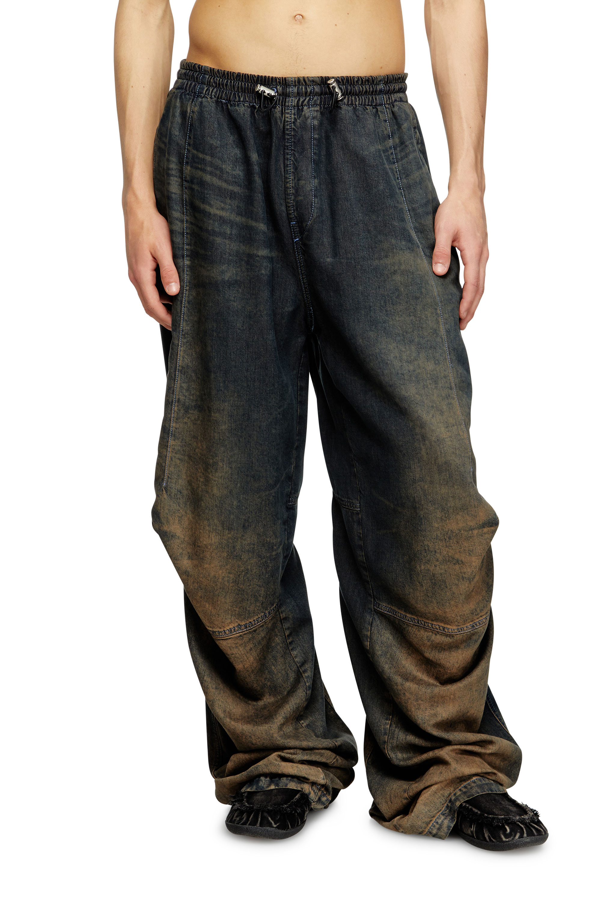 Diesel - Relaxed Jeans - D-Pari - Jeans - Man - Blue