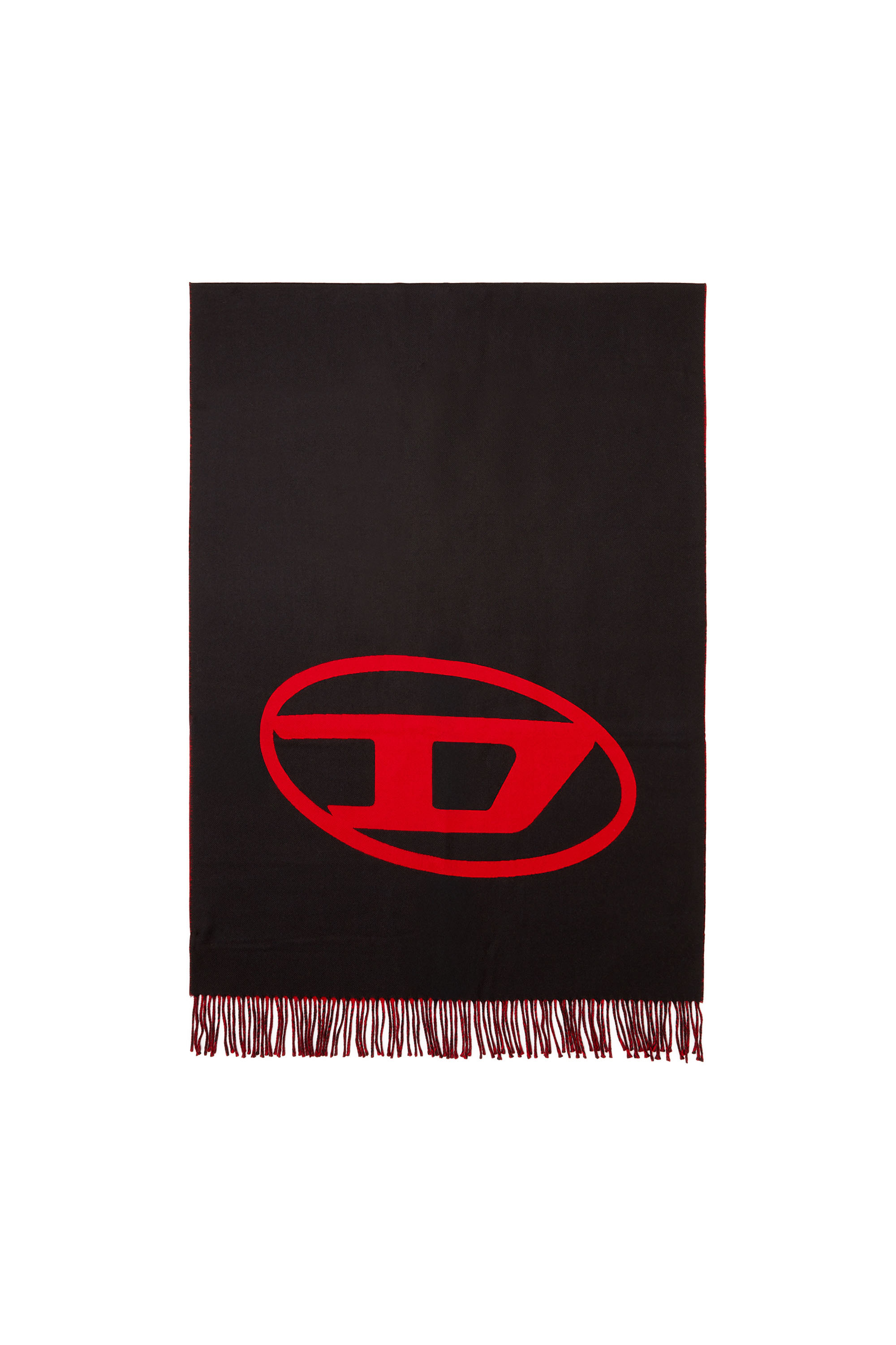 Diesel - Reversible two tone wool scarf - Scarf - Man - Multicolor