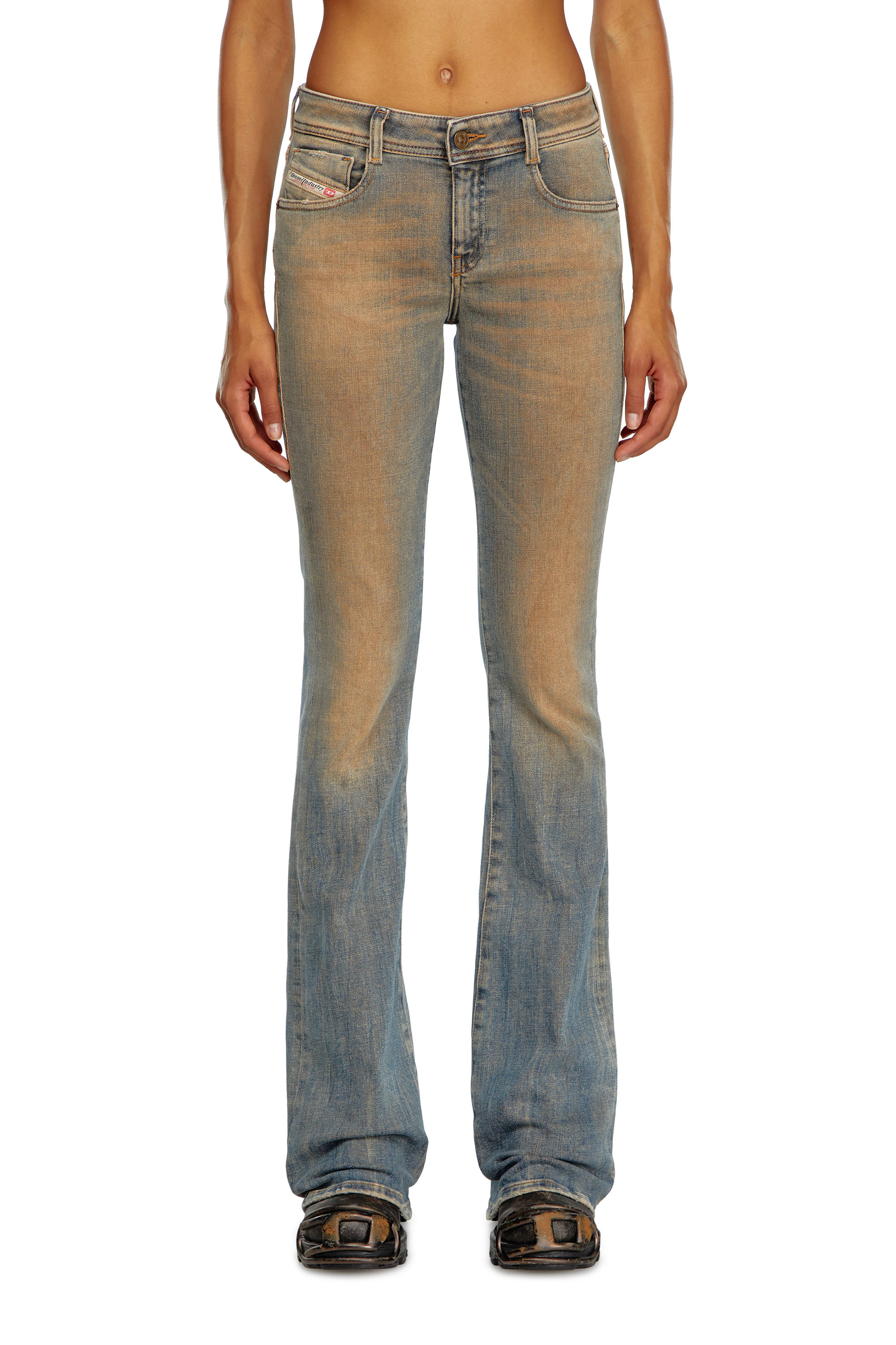 Shop Diesel Bootcut Jeans In Blue