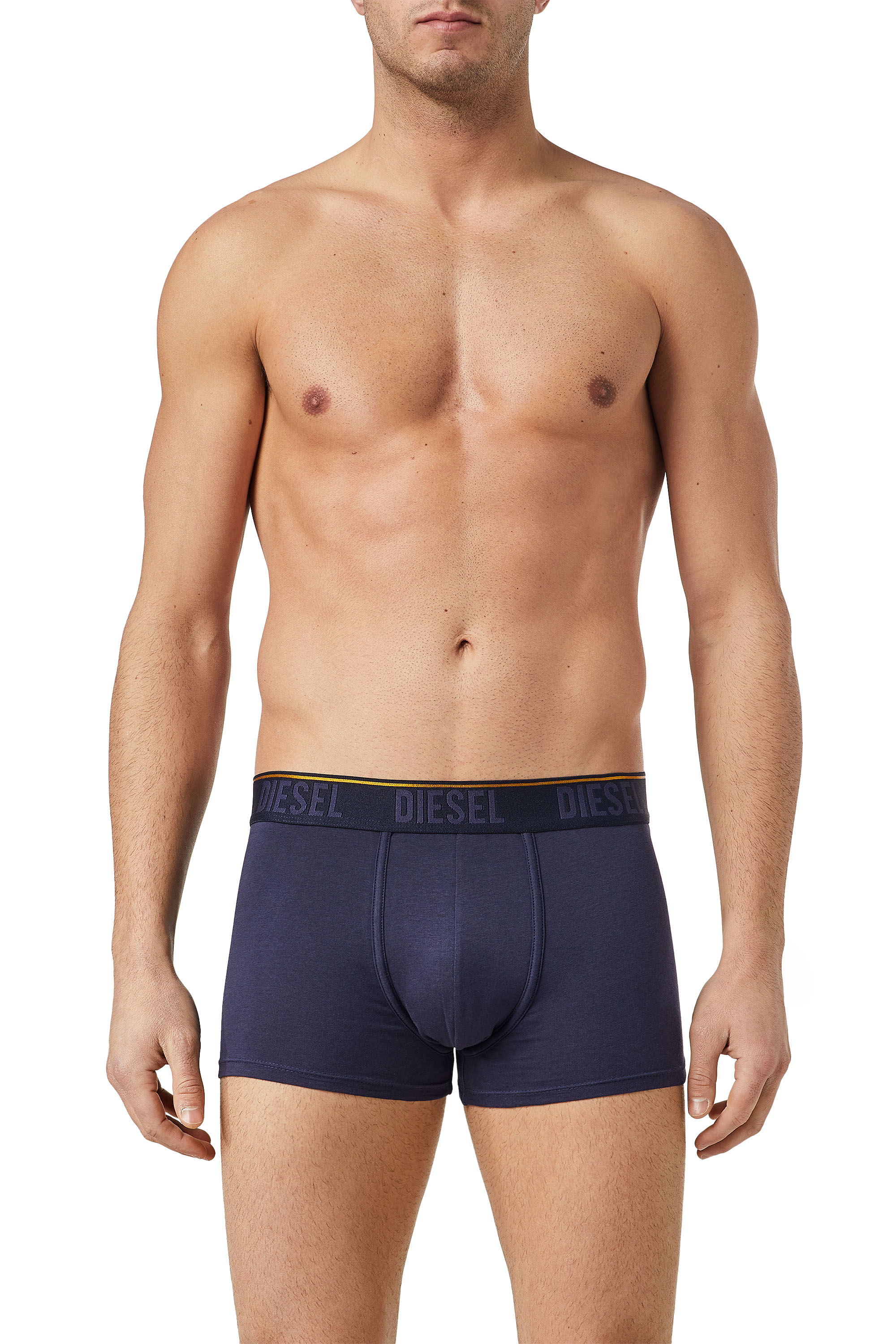 Diesel Three-pack Boxer Briefs With Tonal Logos In Multicolor