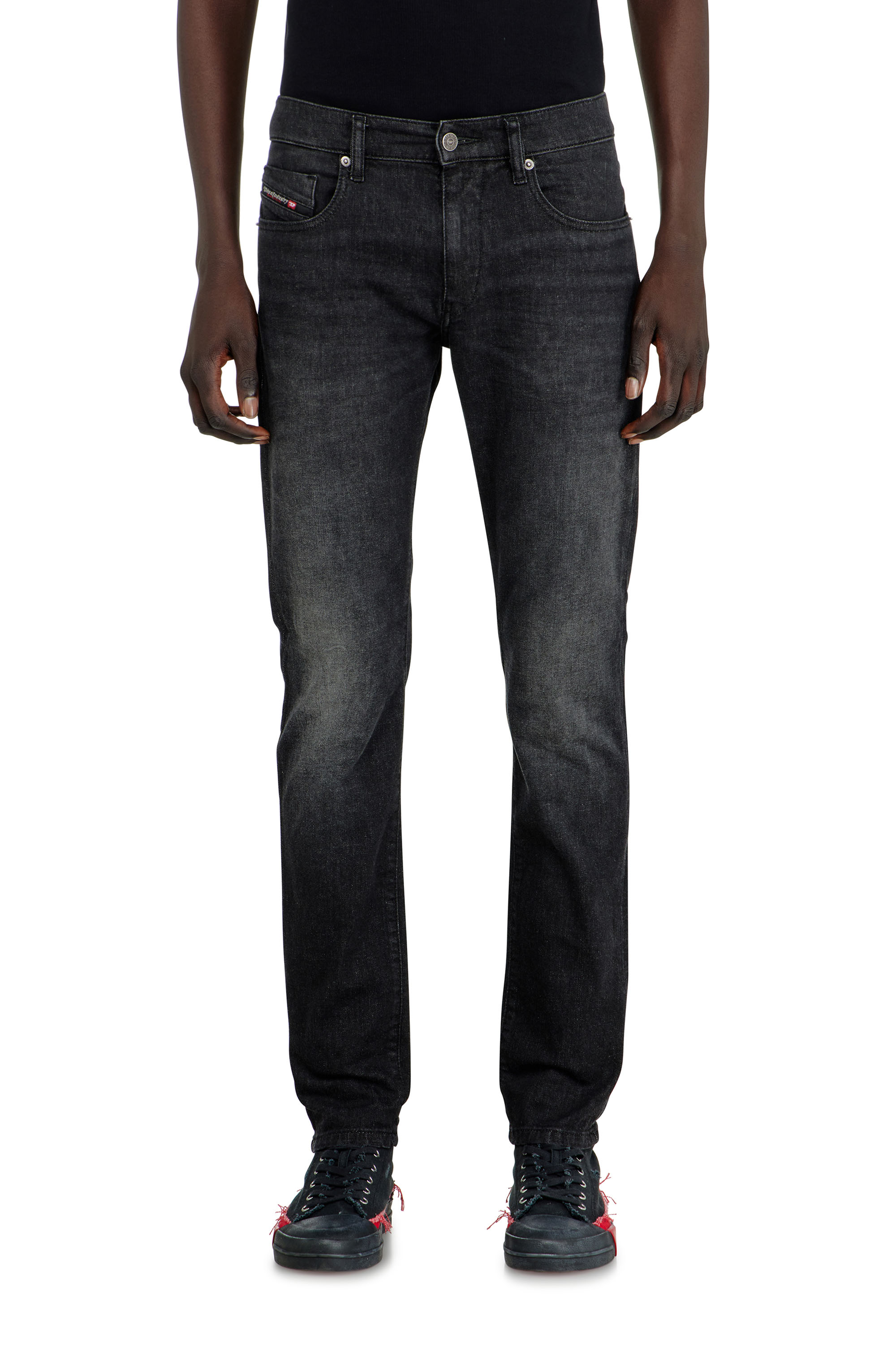 Diesel Men's Black - Slim Jeans Regular Waist 2019 D-Strukt - Jeans - Man Size 28