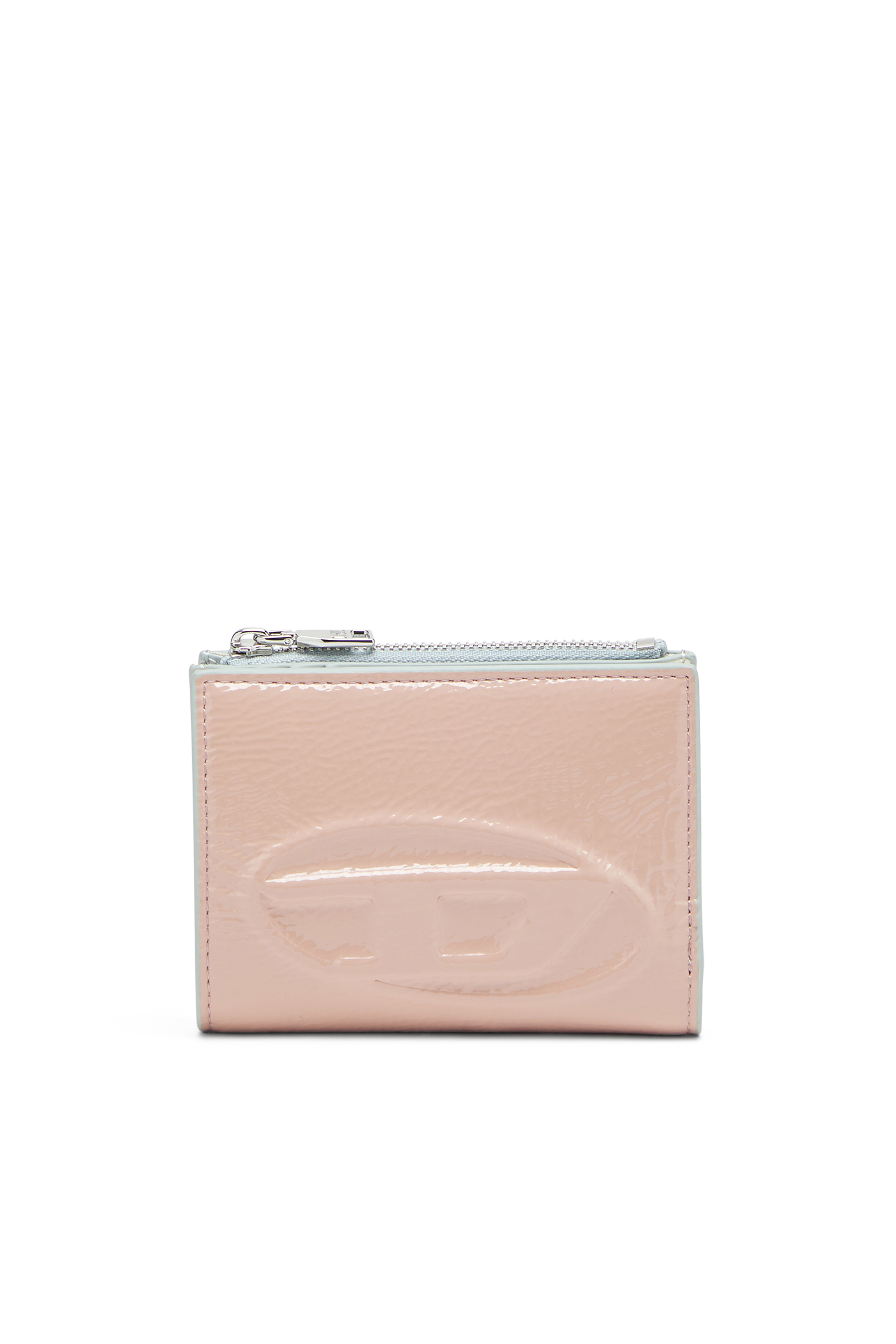 Diesel Women's Pink - Wallet With Patent-Effect Finish - Wallets - Woman Uni