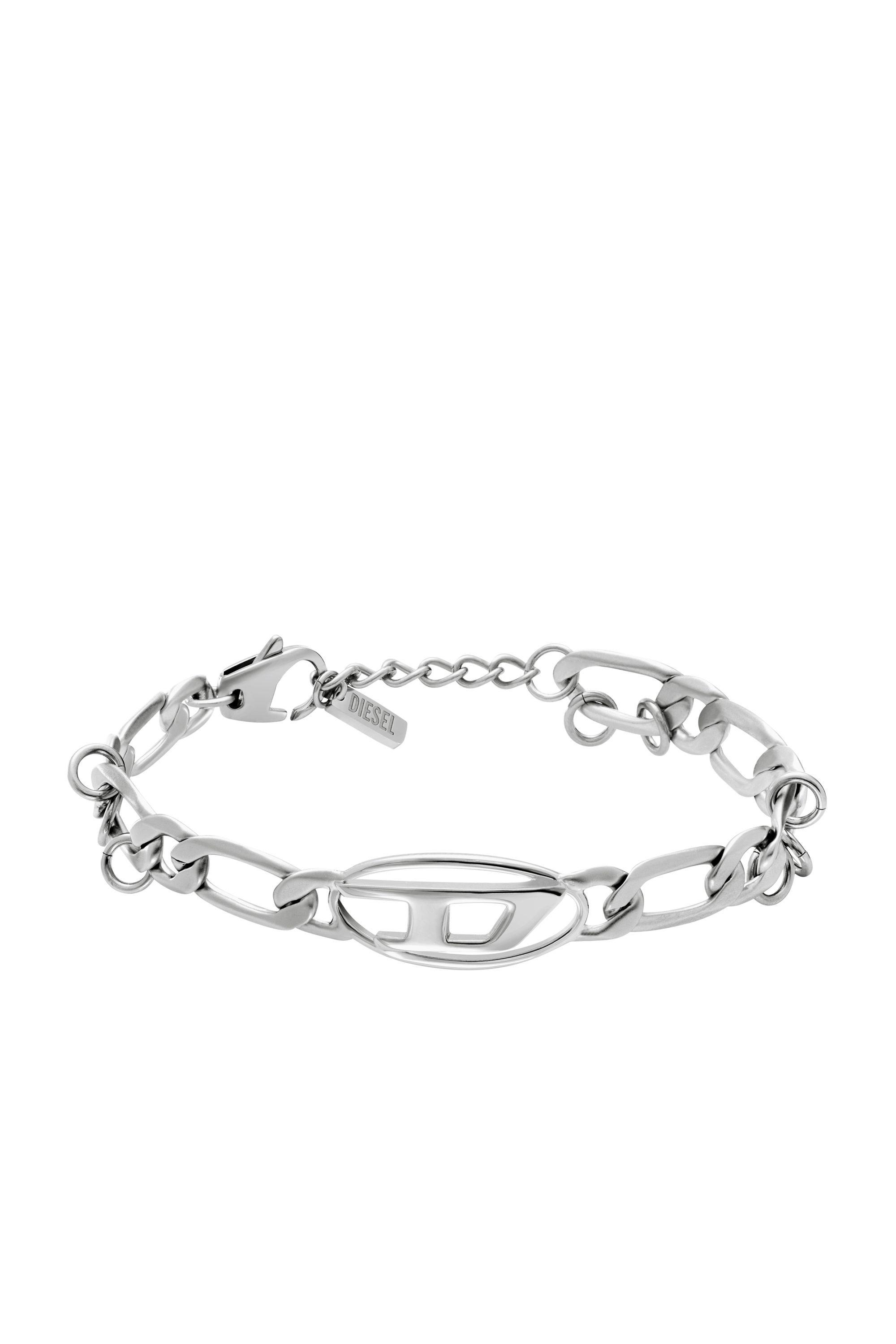 Diesel Stainless Steel And Brass Chain Bracelet