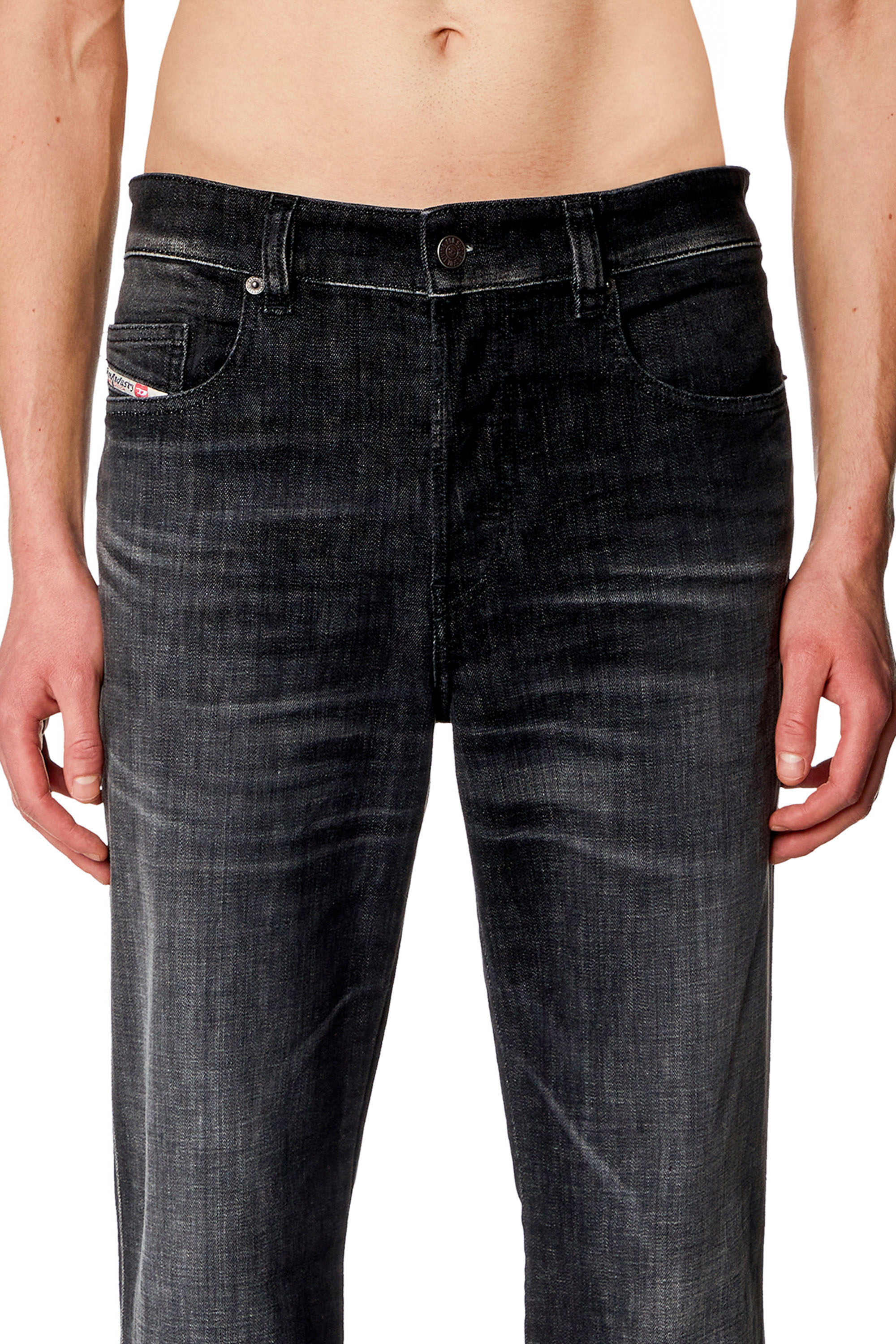 Diesel - Man's Bootcut Jeans 1998 D-Buck 09H34, Black/Dark grey - 4