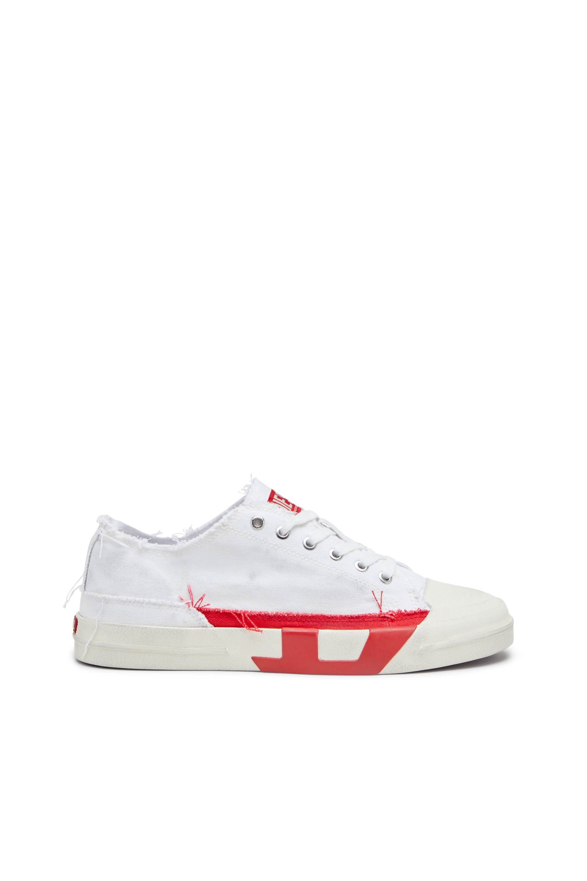 Diesel - S-D-Verse-Dirty-effect canvas sneakers - Sneakers - Man - Multicolor