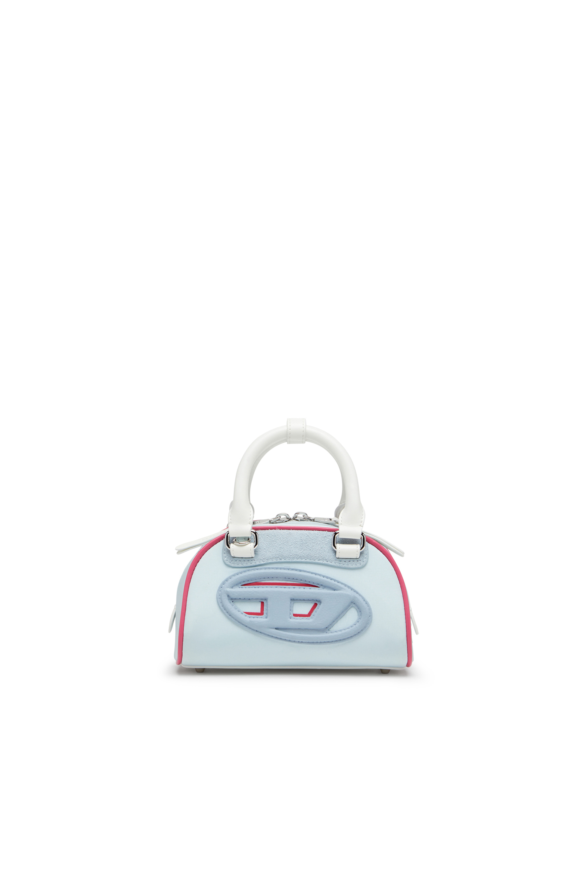 Diesel Women's Blue - 1Dr Dome-Colour-Block Mini Bowling Bag - Crossbody Bags - Woman Uni