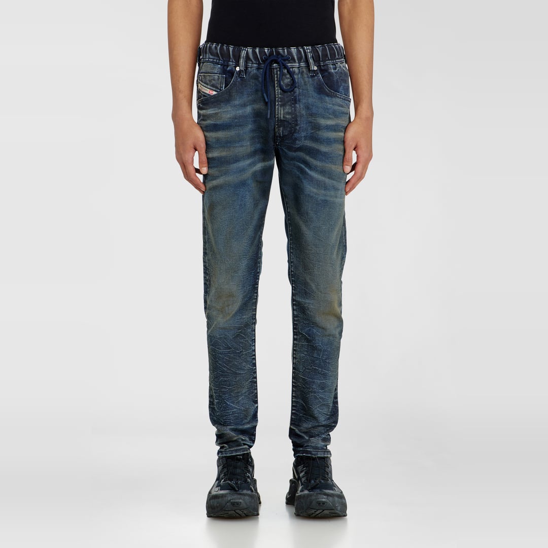 Diesel Regular Regular Waist E-Krooley Joggjeans, Dark blue, Elastic waistband