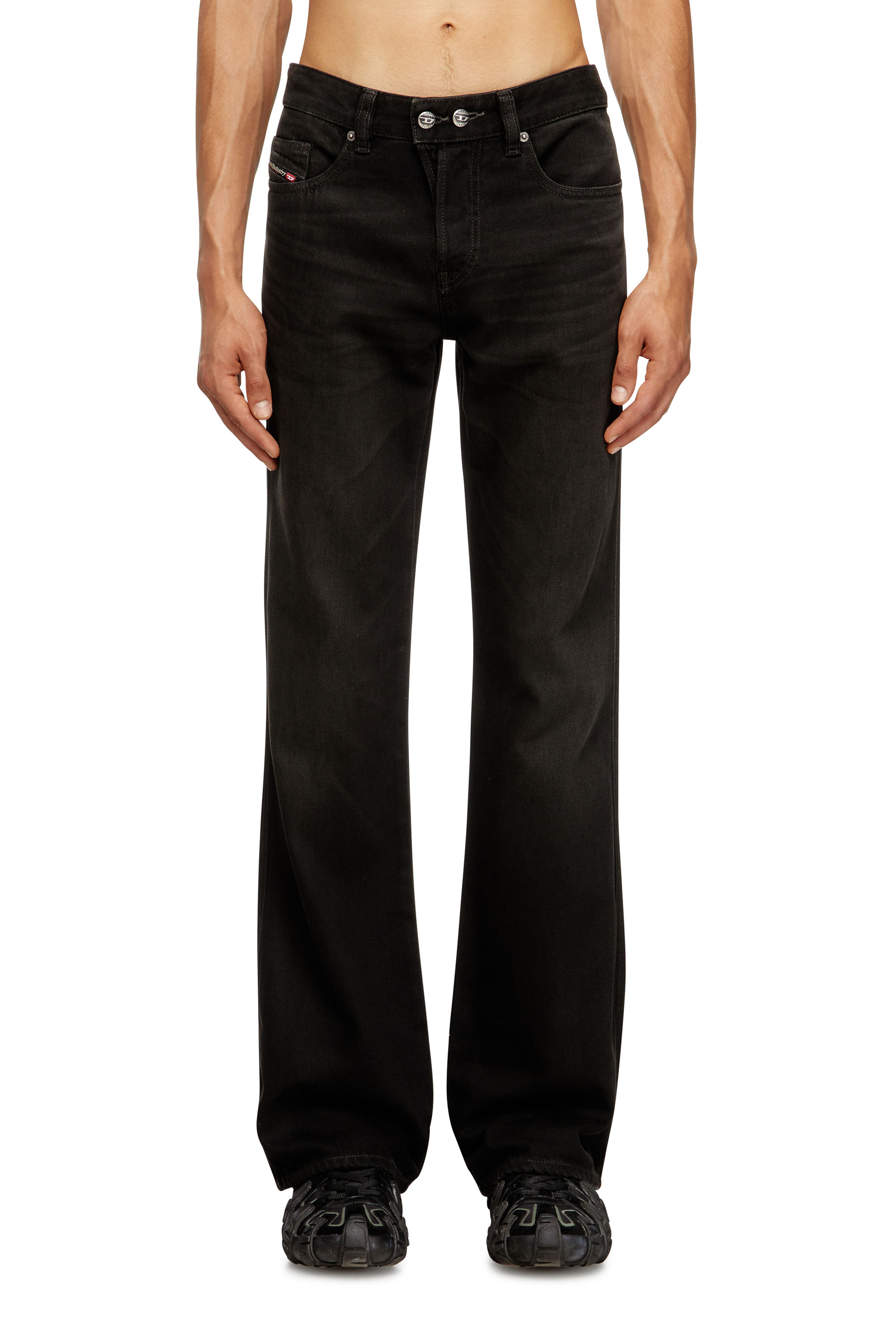 Diesel Bootcut Jeans In Black