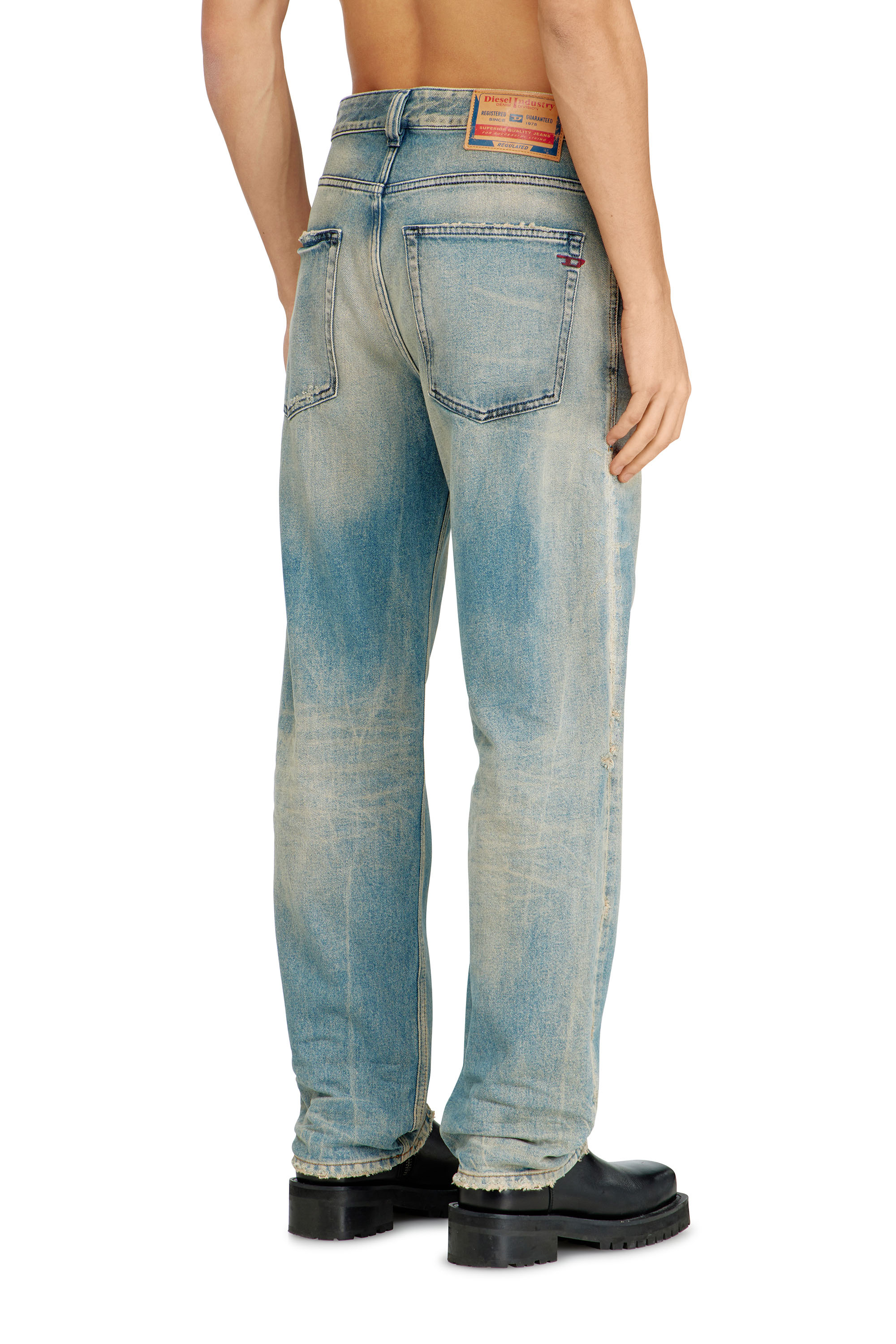 Diesel - Man's Regular Jeans 2024 D-Macs 09N30, Light Blue - 3