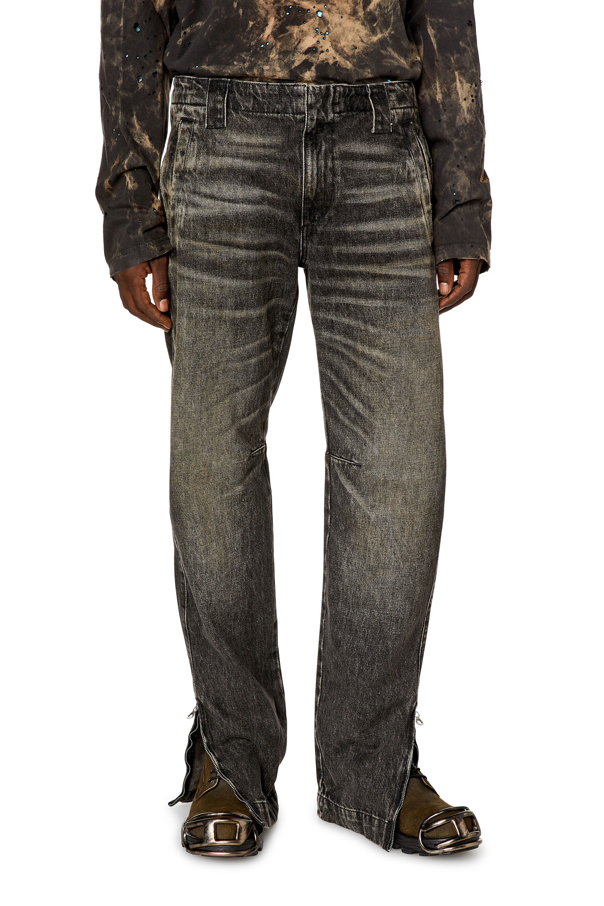 Diesel - Straight Jeans - D-Gene - Vaqueros - Hombre - Negro