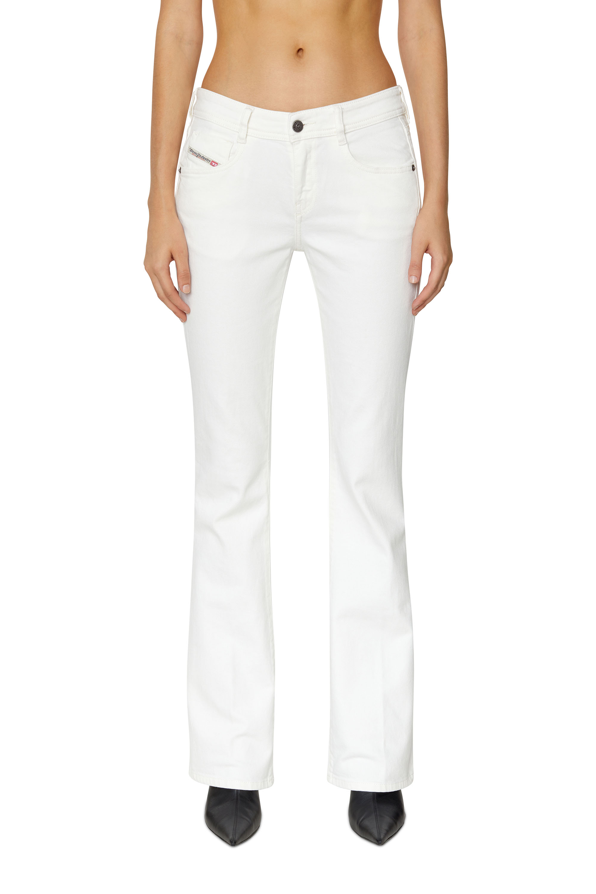 Diesel Bootcut And Flare Jeans In White