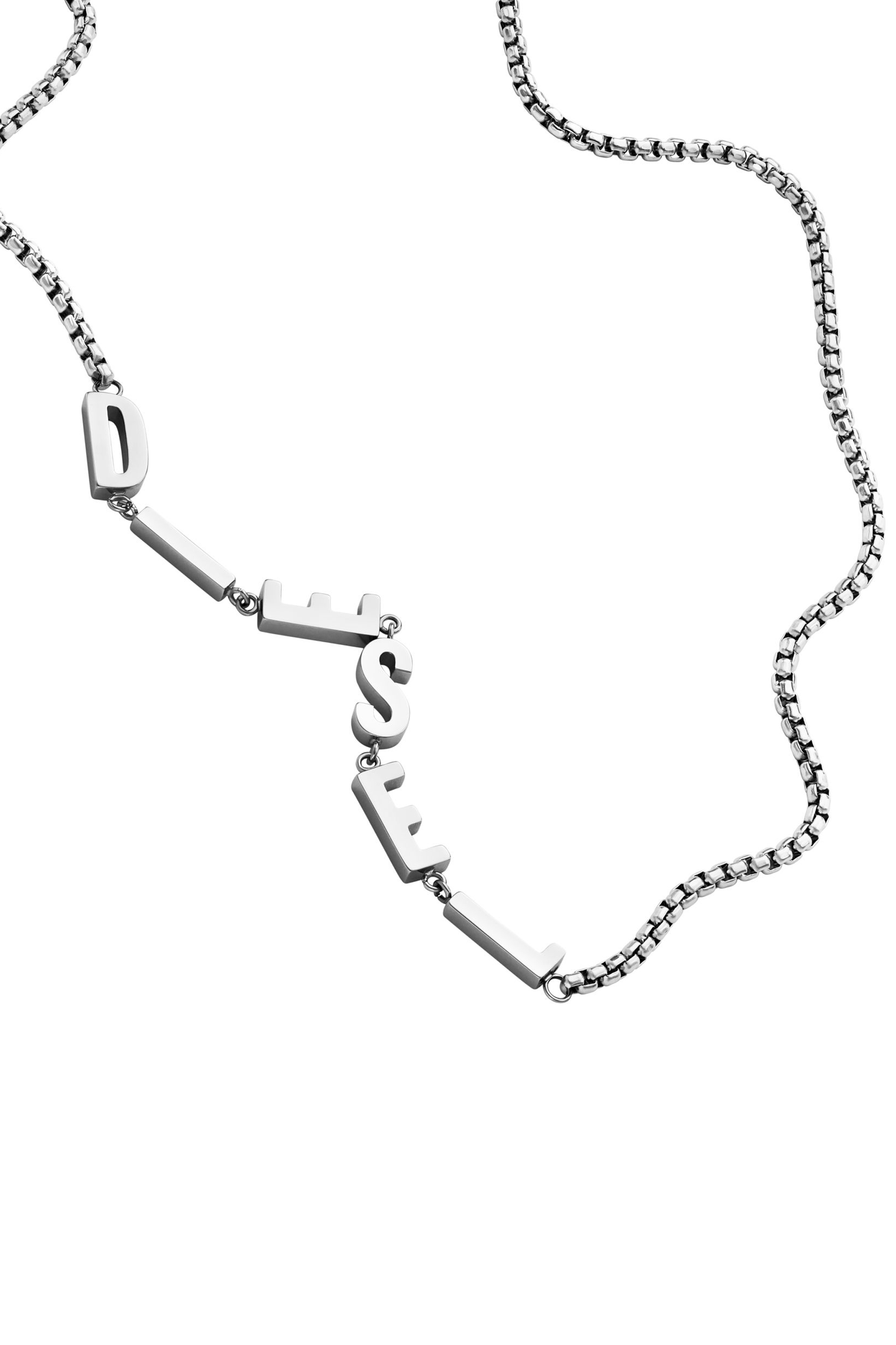 Diesel - Halskette aus Edelstahl - Halsketten - Herren - Silber