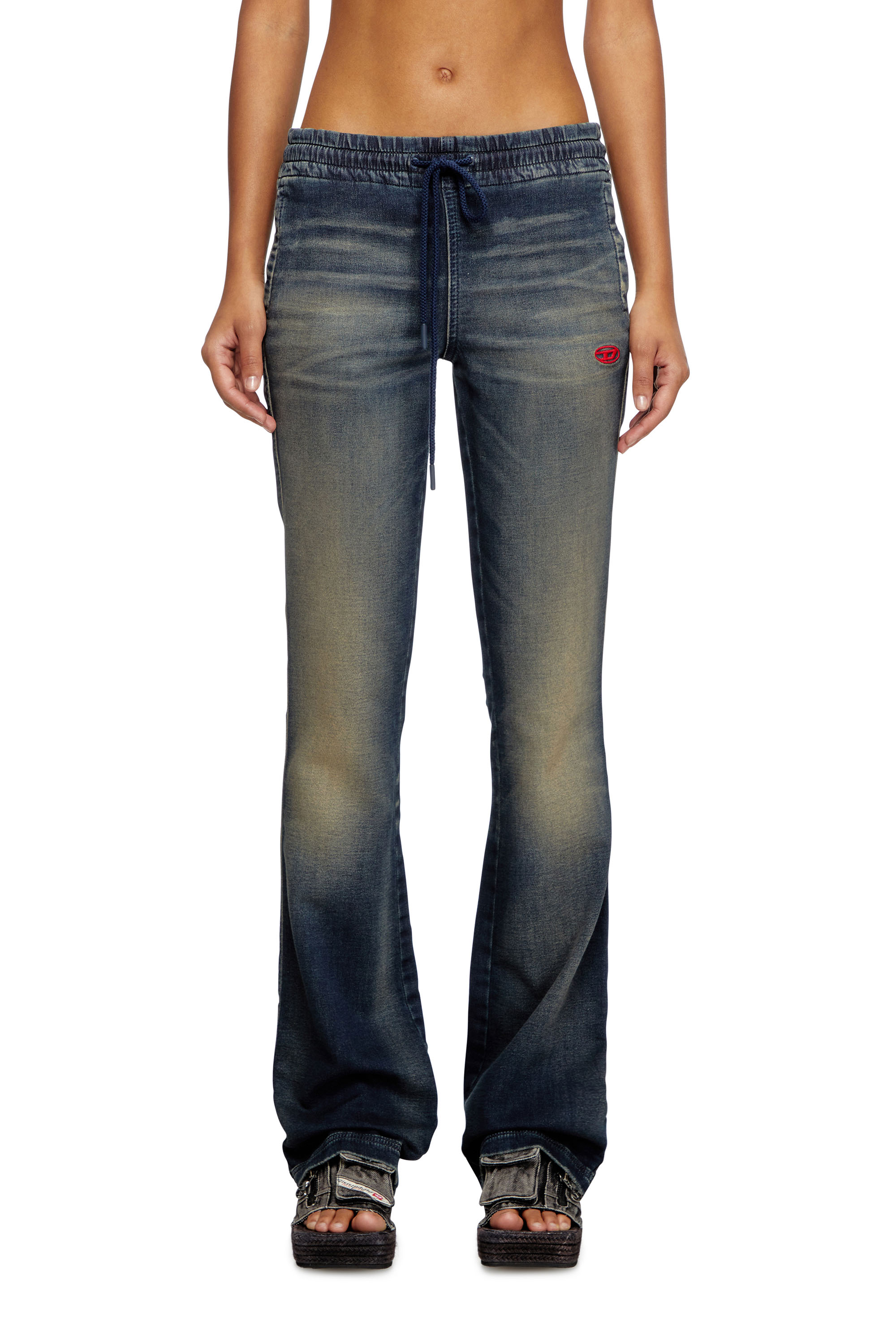 Diesel - Bootcut 2069 D-Ebbey Joggjeans - Jeans - Woman - Blue