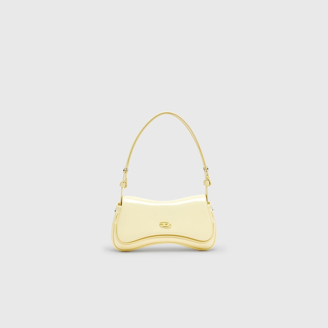 Diesel - Play-Clutch in glossy PU - Clutches - Woman - Yellow
