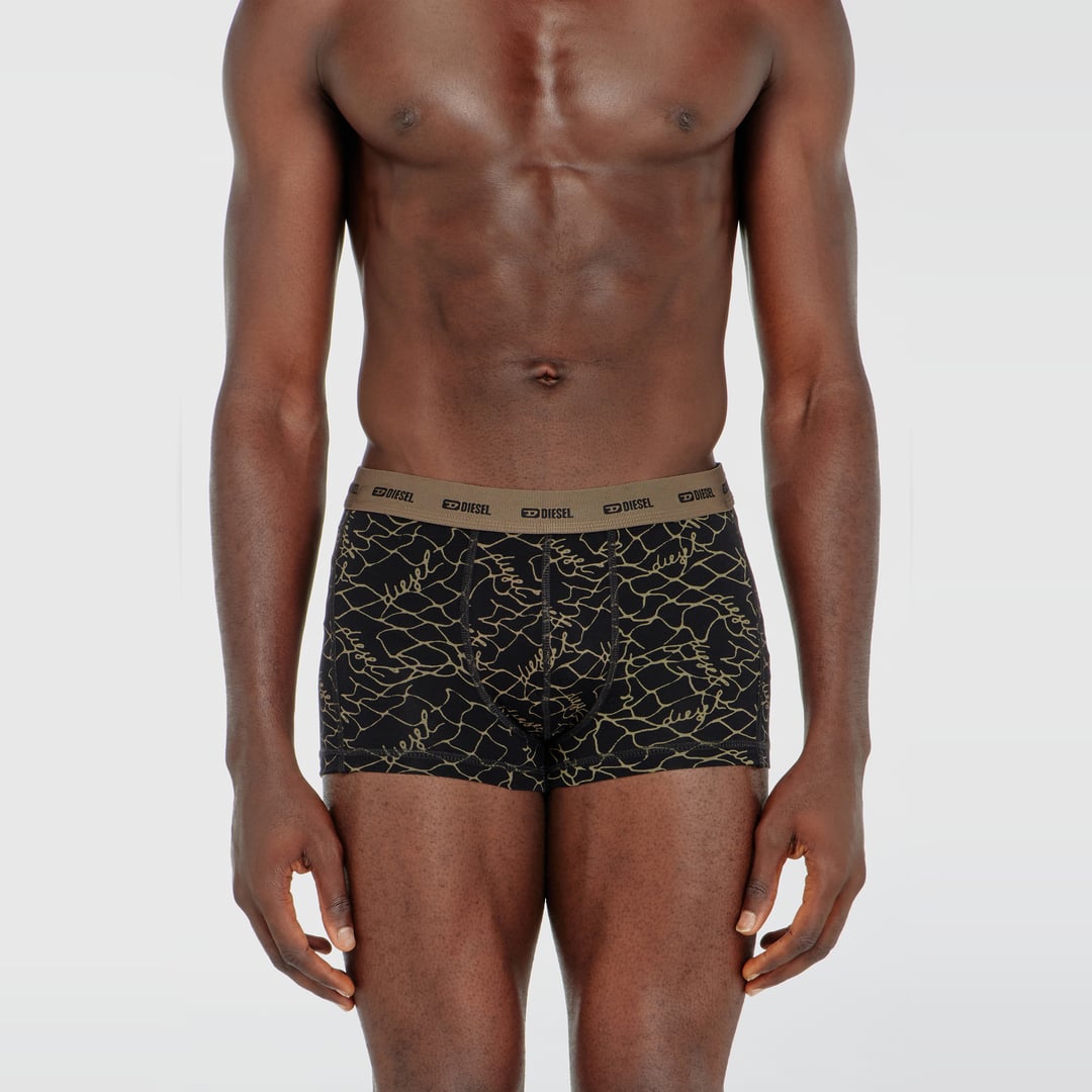 Diesel - Three-pack of trunks with graphic motif - Trunks - Man - Black