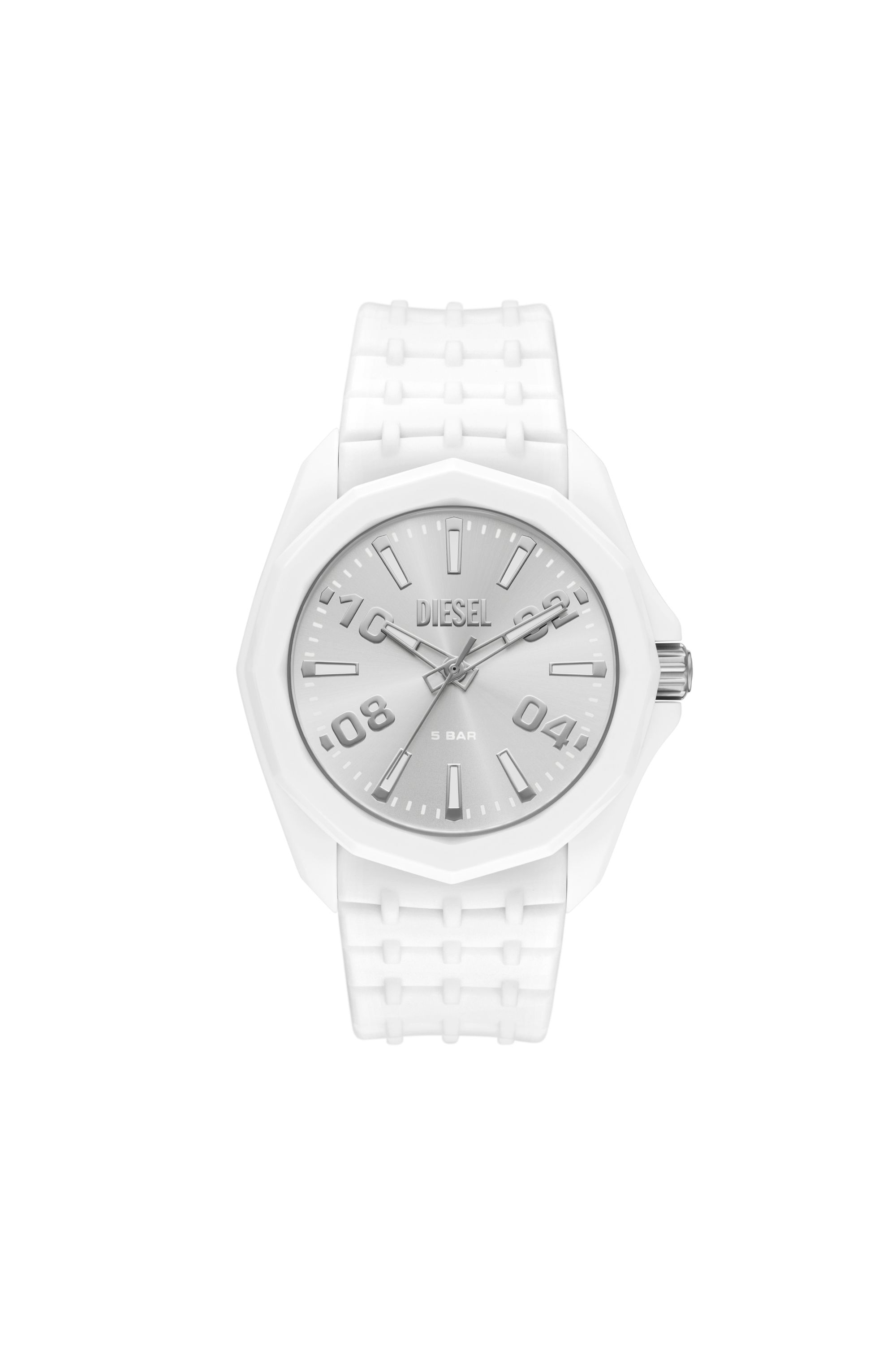 Diesel - Montre Stinger en silicone blanc - Montres - Homme