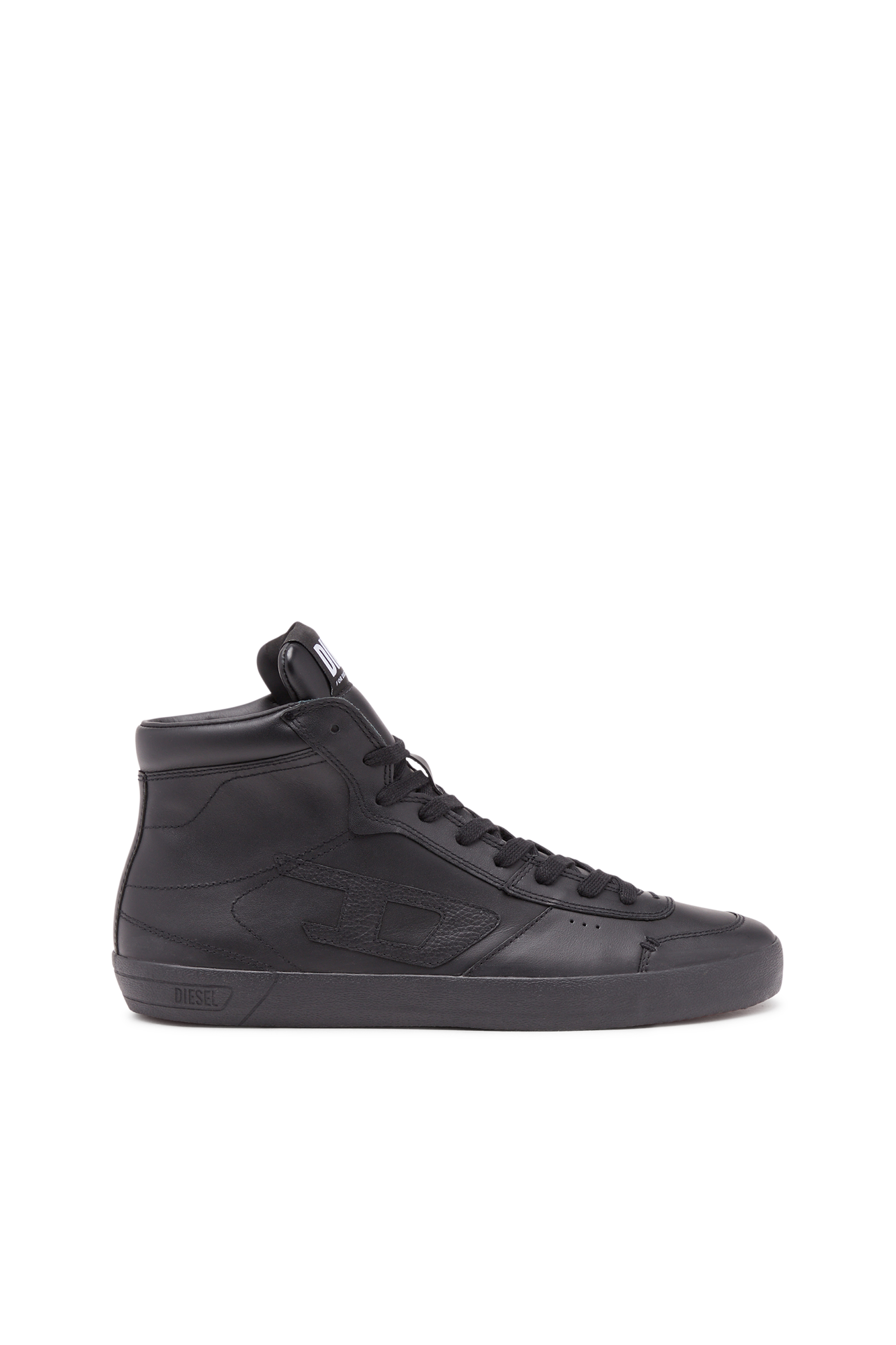 Diesel - S-Leroji Mid - Leather high-top sneakers - Sneakers - Man - Black