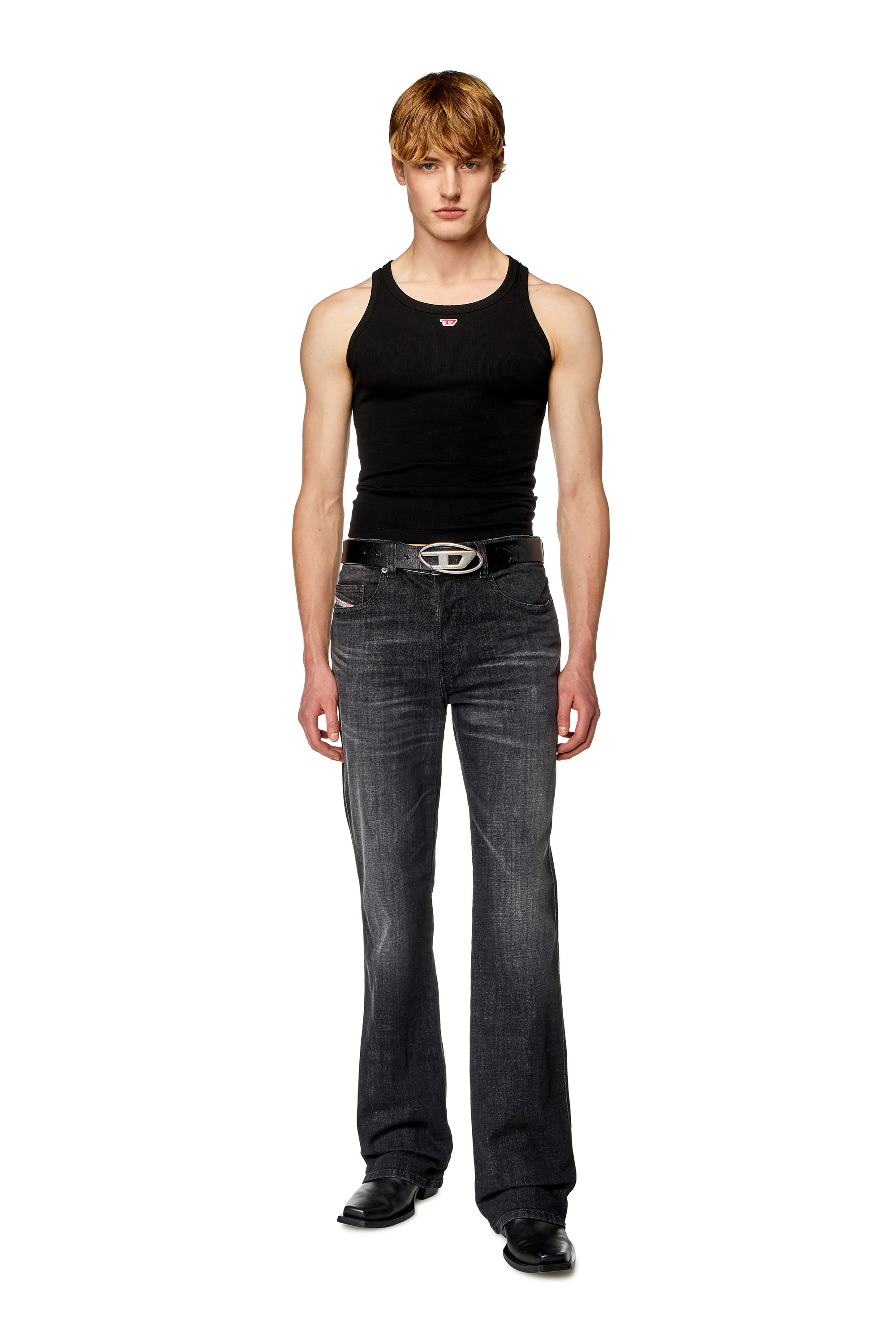 Diesel - Man's Bootcut Jeans 1998 D-Buck 09H34, Black/Dark grey - 1