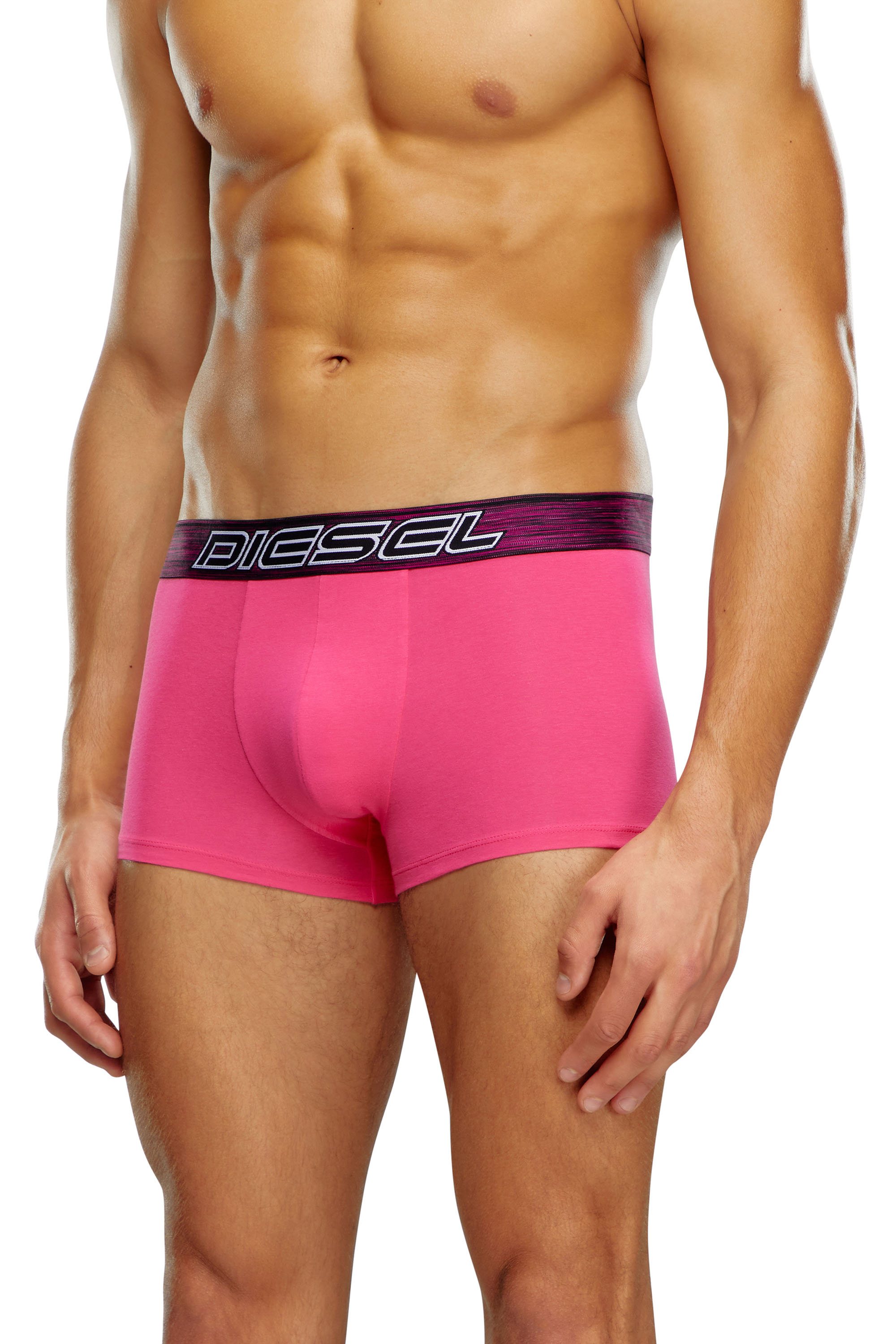 Diesel Three-pack Space-dyed Boxer Briefs In Tobedefined