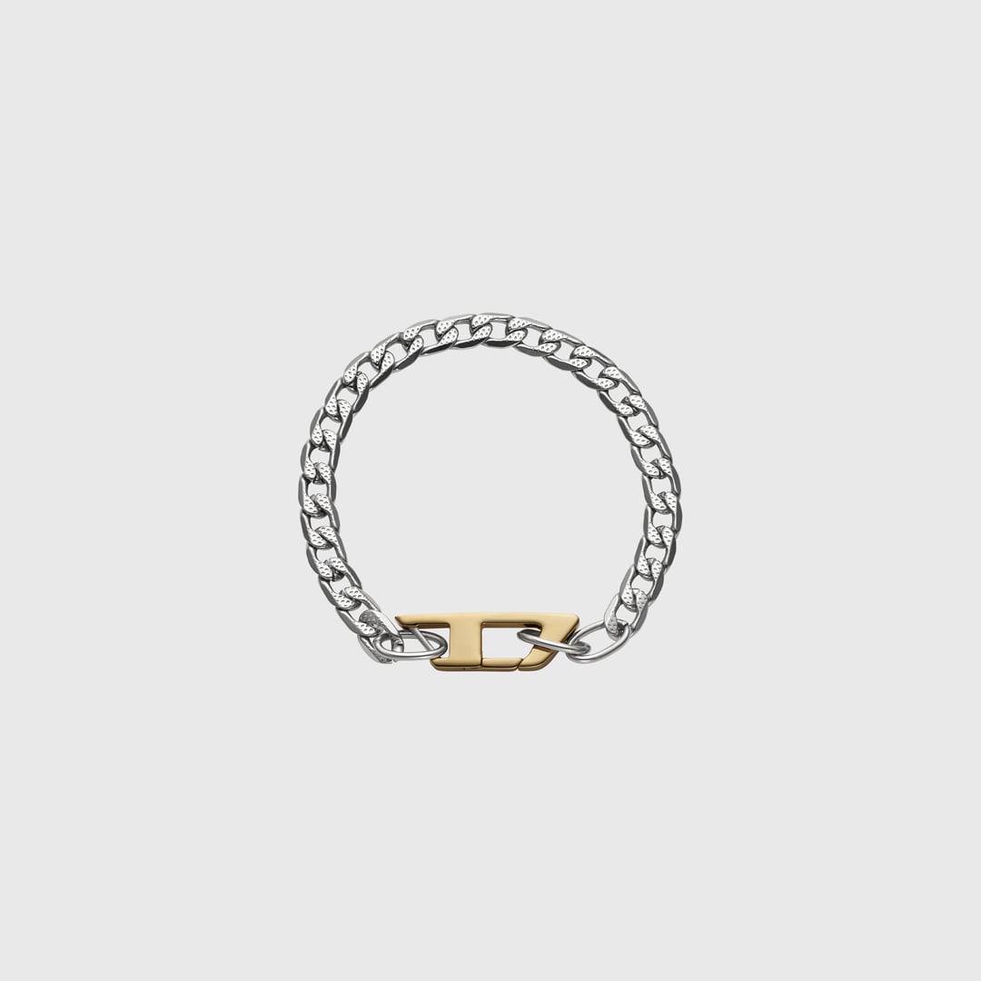 Diesel - Stainless steel chain bracelet - Bracelets - Unisex - Silver