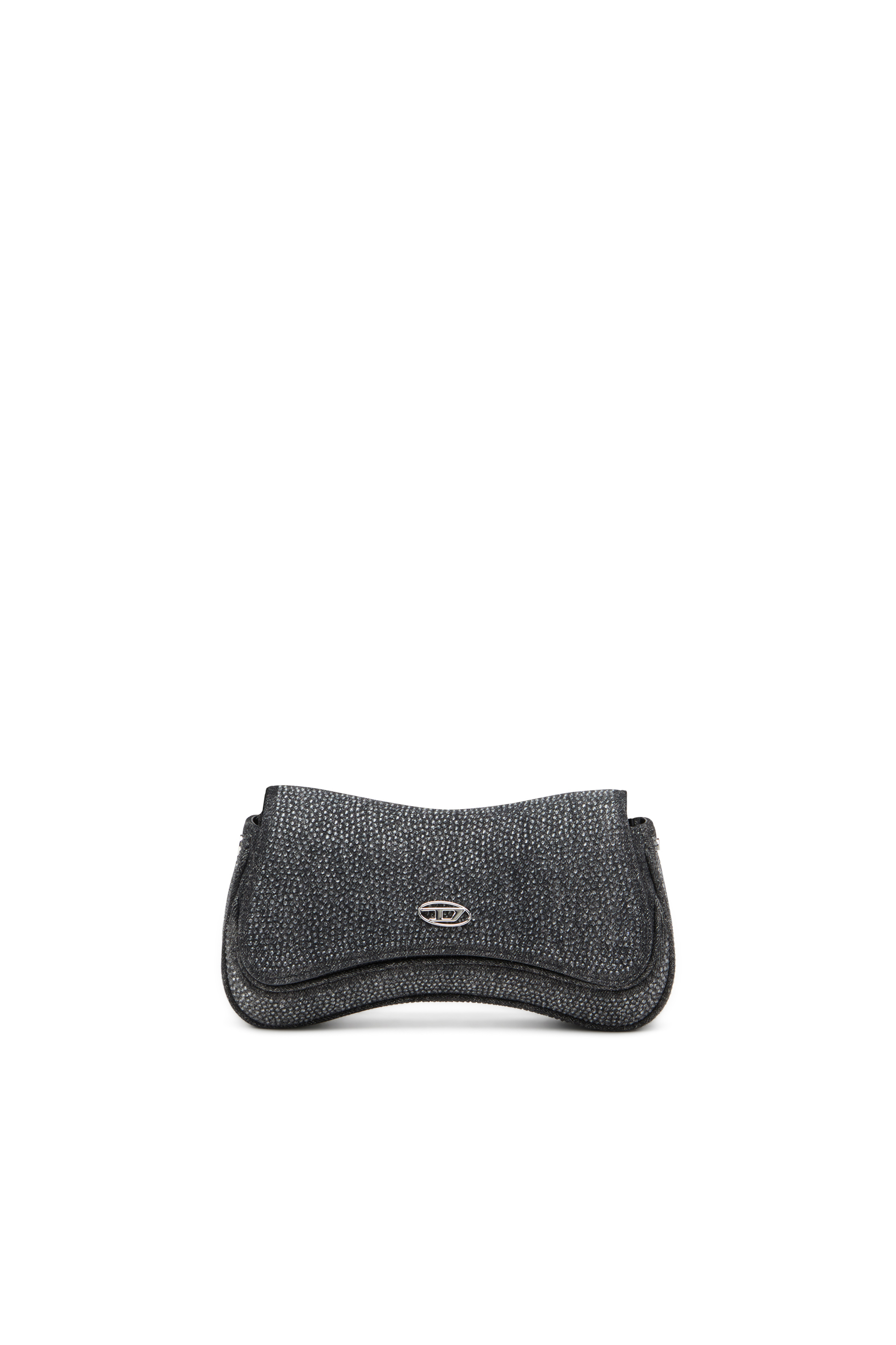 Diesel Kvinno Svart - Play-Clutch In Crystal Denim - Clutches - Woman Uni