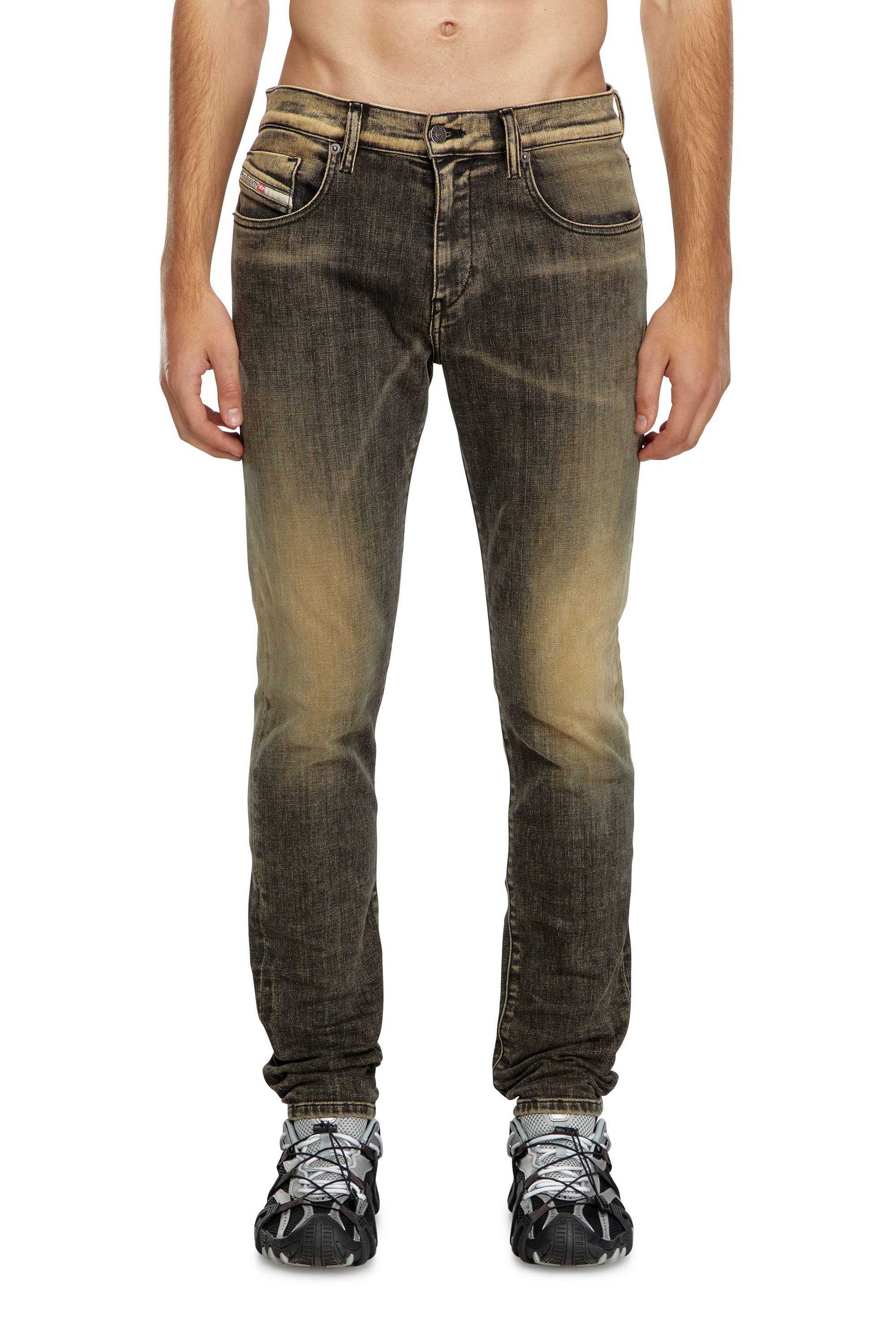 Shop Diesel Slim Jeans In Multicolor