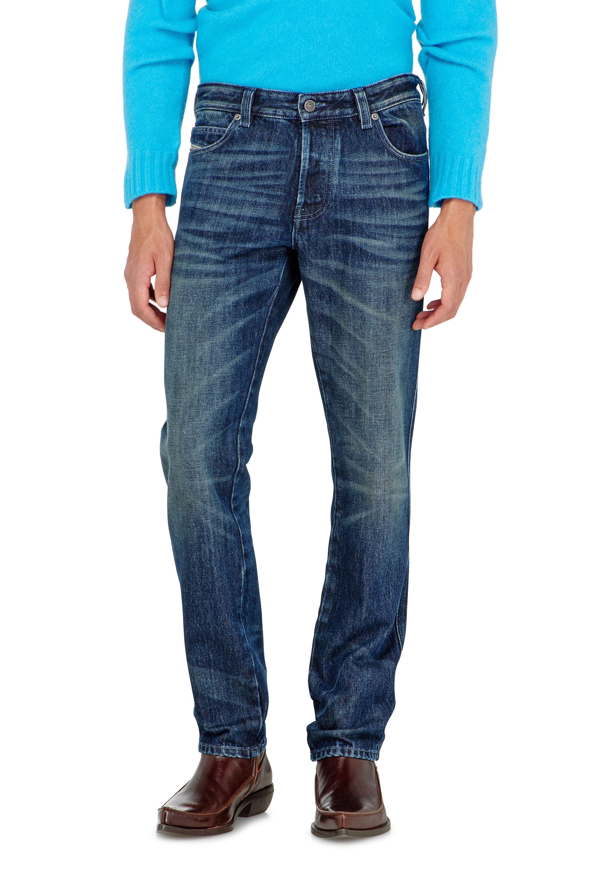 Diesel Slim Jeans Regular Waist 1993 D-Vyl, Dark blue, Button fly