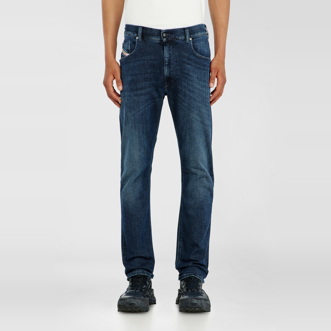 Diesel Regular Taille Moyenne 2032 D-Krooley-BW Joggjeans, Bleu foncé, Taille élastiquée