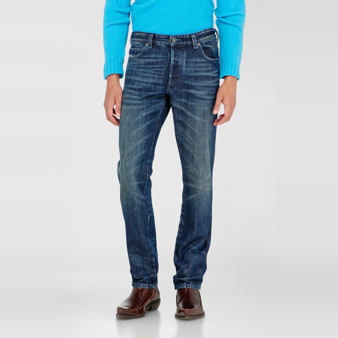 Diesel Slim Jeans Regular Waist 1993 D-Vyl, Dark blue, Button fly