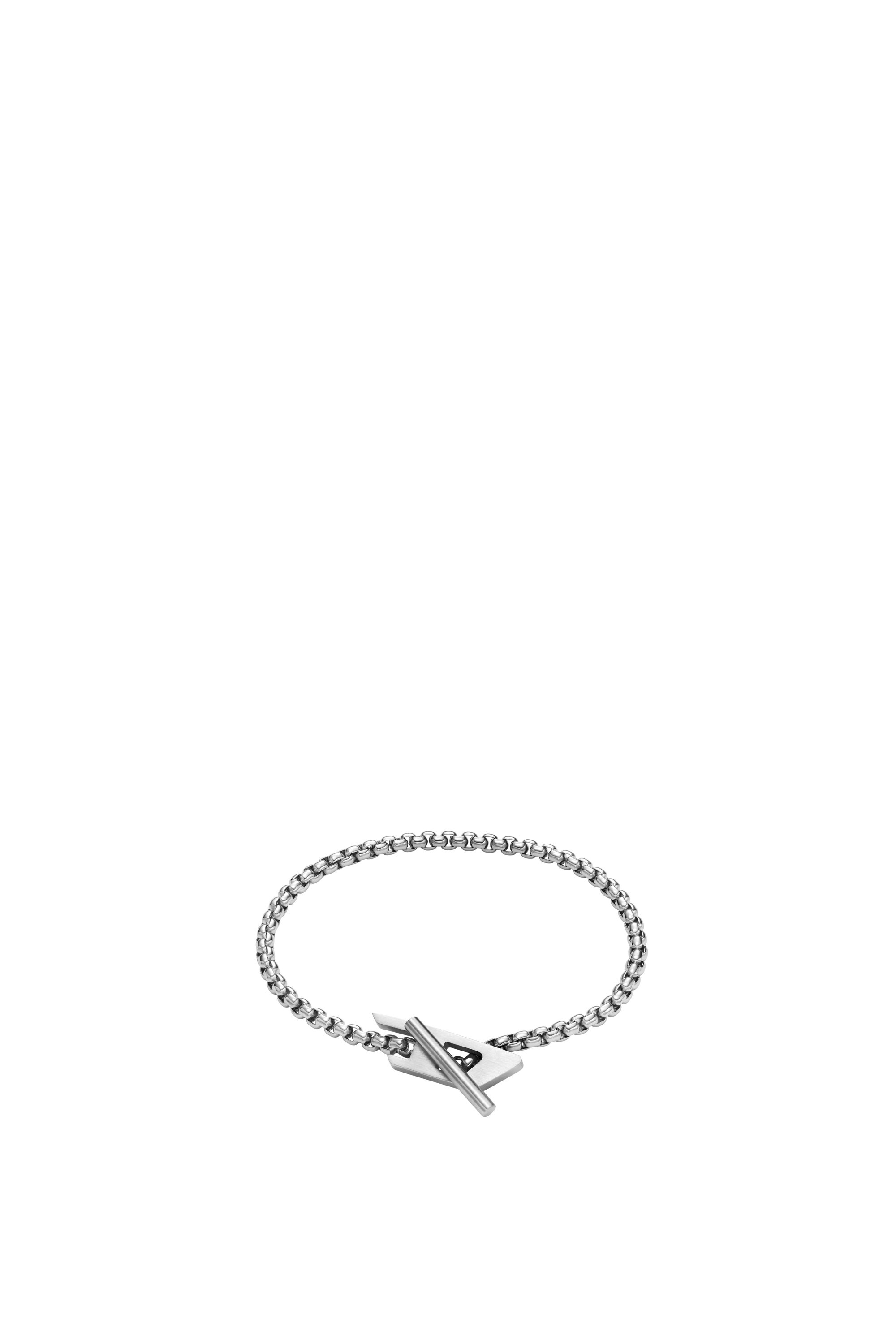 Diesel - Stainless steel chain bracelet - Bracelets - Unisex - Silver