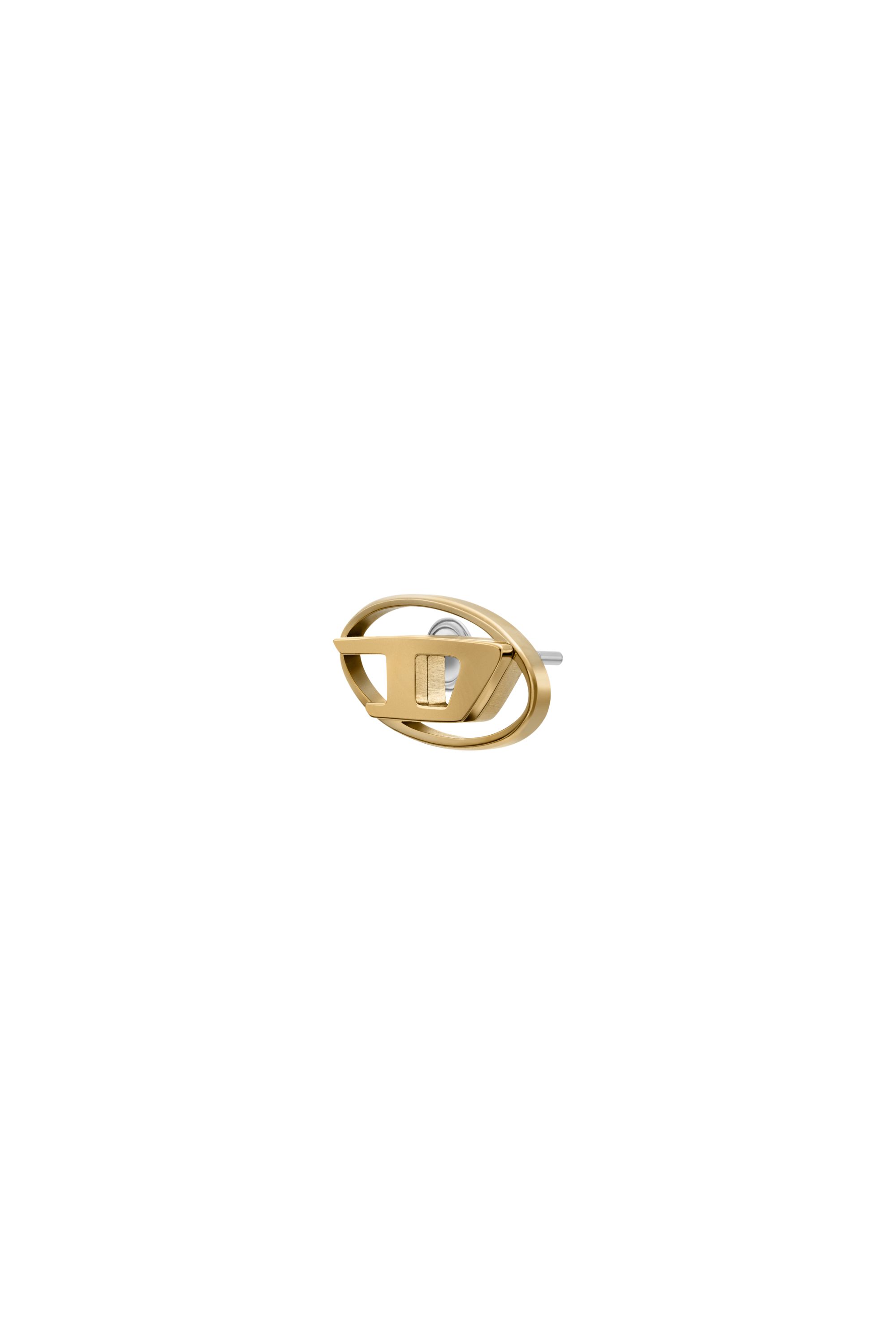 Diesel - Gold-Tone Stainless Steel Stud Earring - Earrings - Unisex - Gold