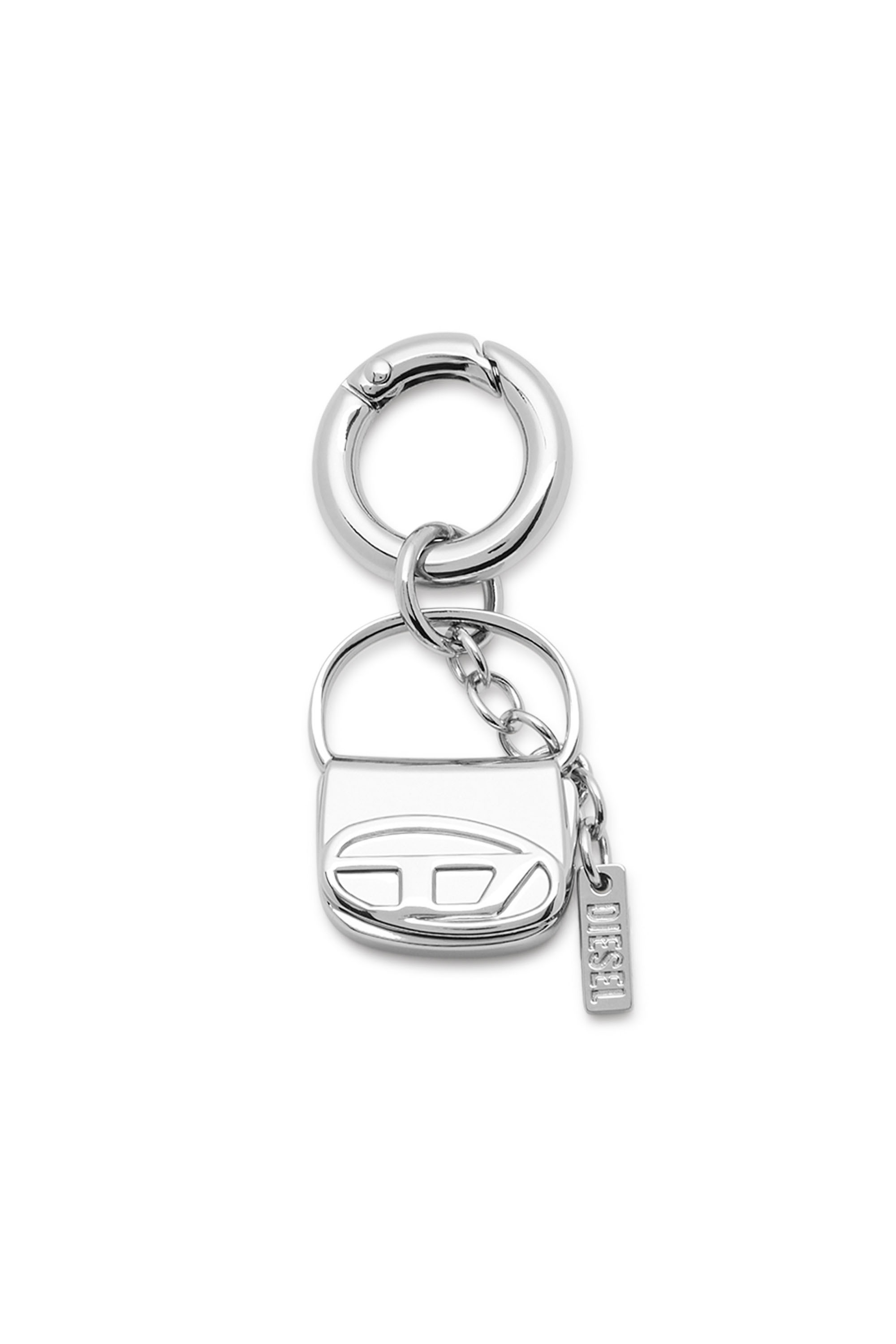 Diesel Women's Silver - Metal Charm With Mini 1Dr Charm - Charms And Keyrings - Woman Uni