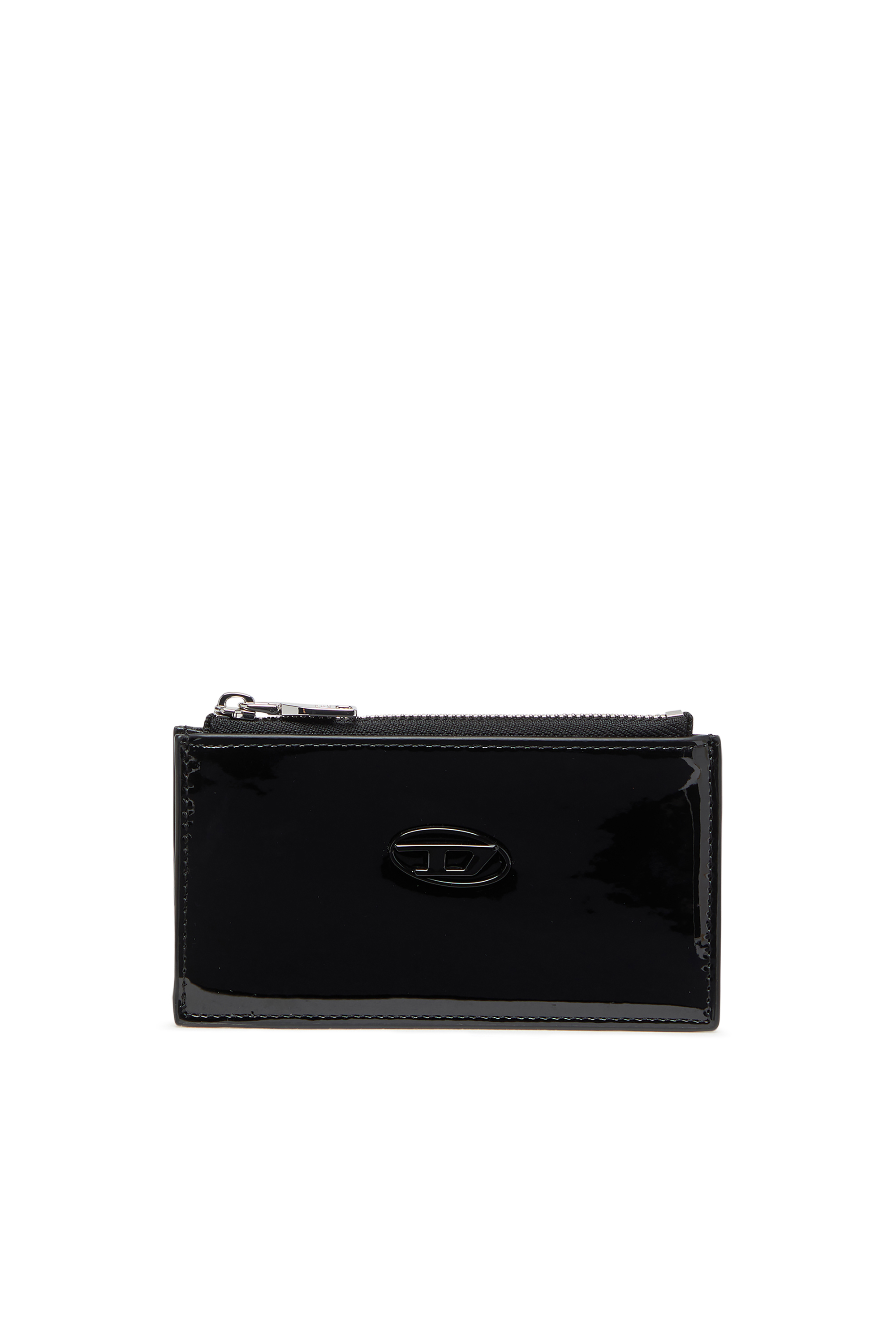 Diesel Mulher Preto - Card Holder With Glossy Finish - Card Cases - Woman Uni