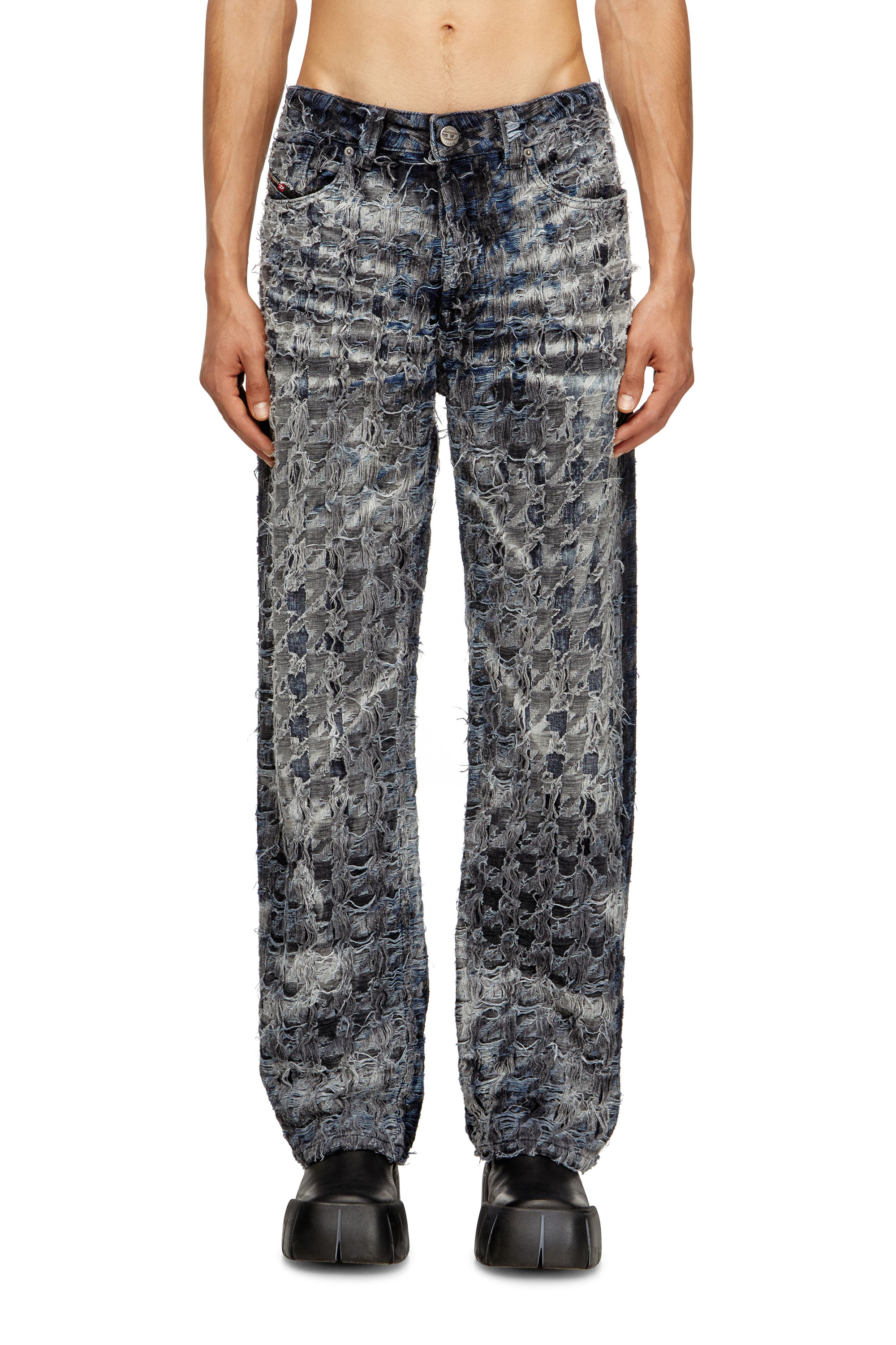 Diesel Men's Blue - Relaxed Jeans - 1980 D-Eeper - Jeans - Man Size 34