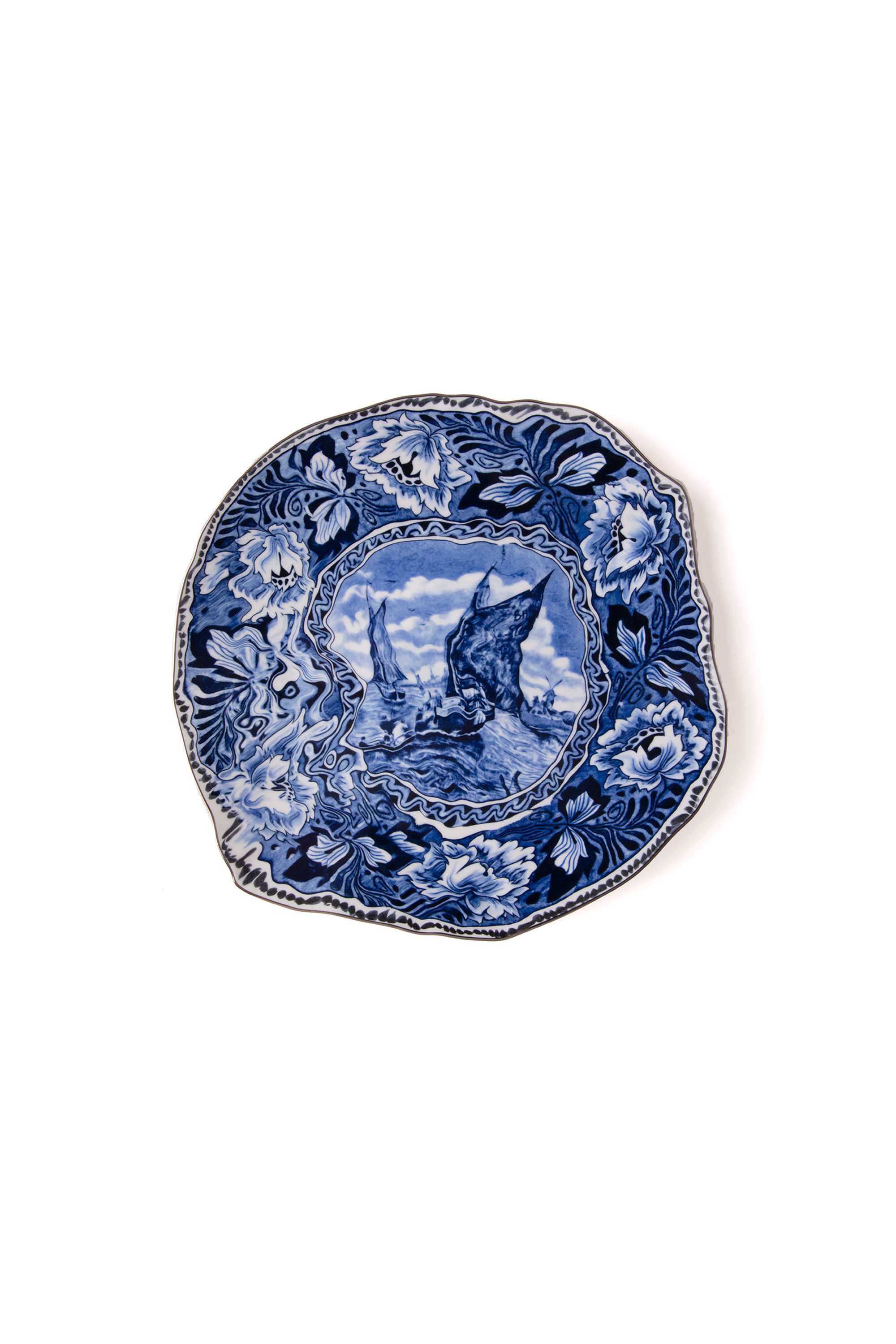 Diesel Unisex Multicolor - Porcelain Dinner Plate - Plates Uni