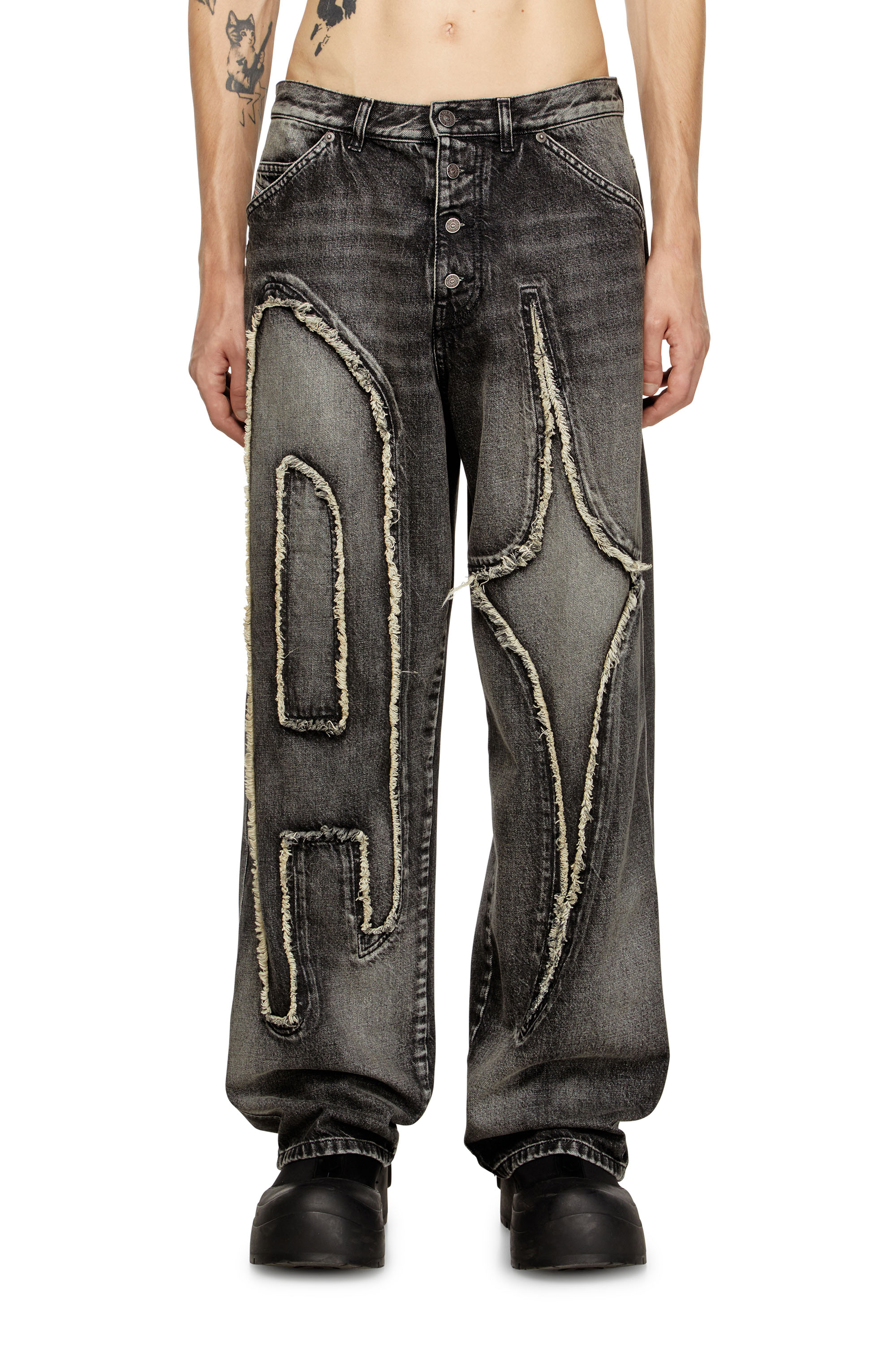 Diesel X Thug Club D-thugclub Jeans In Black
