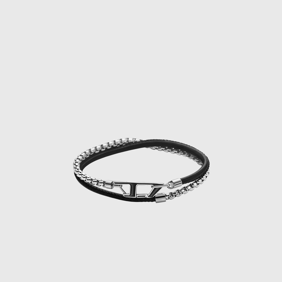 Diesel - Stainless steel chain bracelet - Bracelets - Unisex - Silver