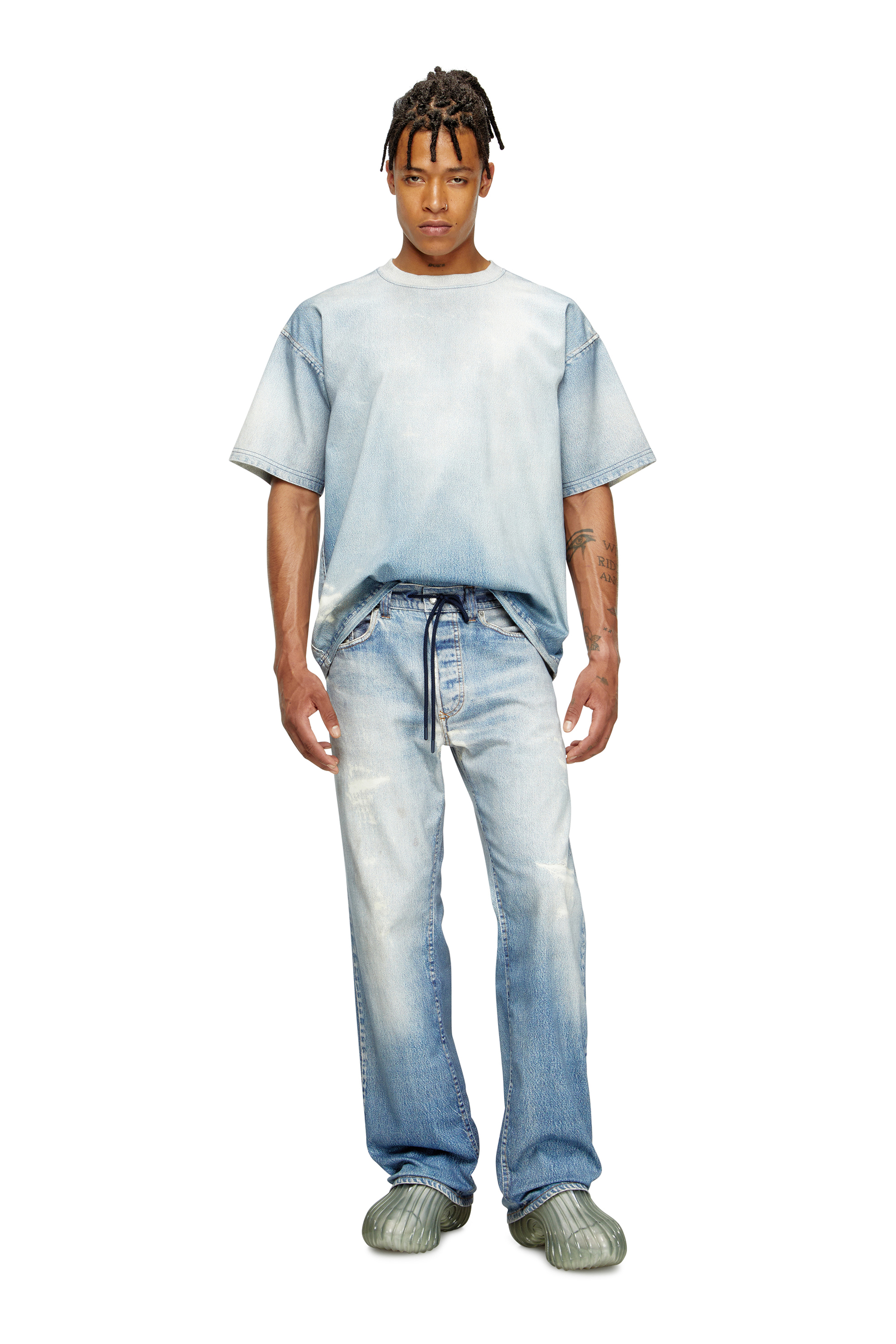 Diesel - MELISSA QUANTUM SNEAKERS X, Unisex's Slip-on sneaker in Melflex&reg; in Light Grey - 2