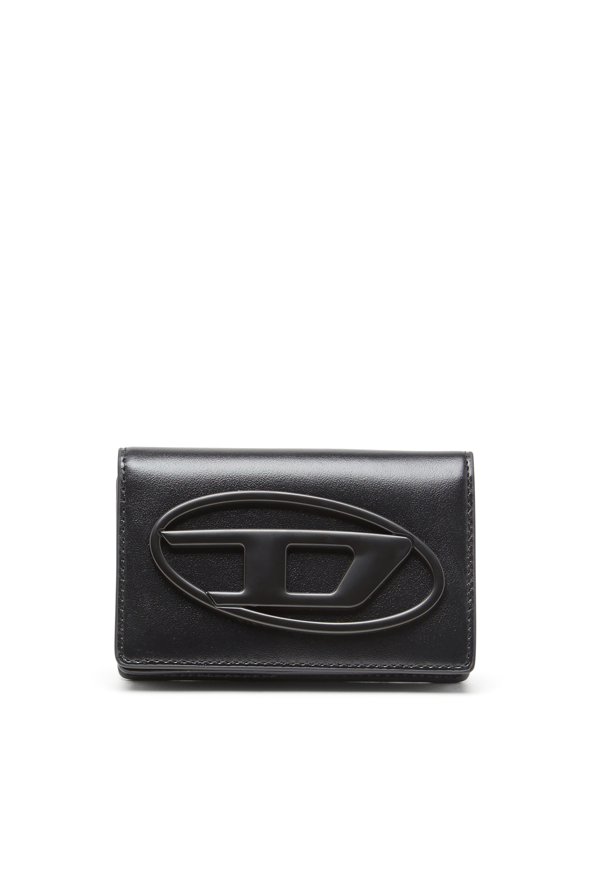 Diesel Men's Black - Compact Leather Card Holder - Card Cases - Man Uni