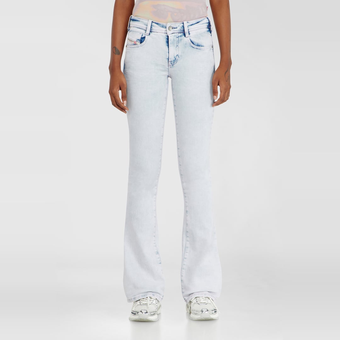 Diesel Bootcut Jeans Low Waist 1969 D-Ebbey, Colored, Zip fly