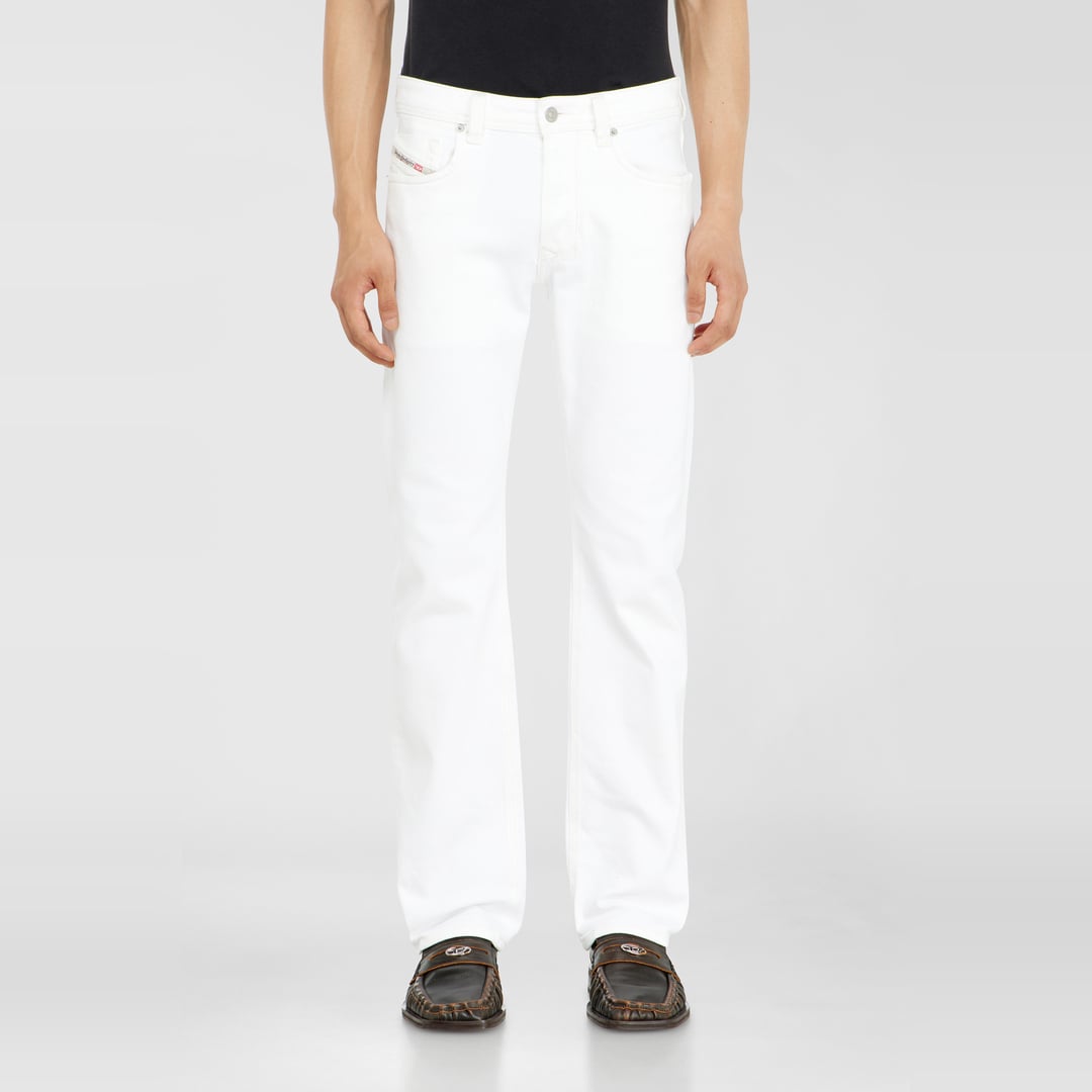 Diesel Regular Jeans Low Waist 1985 Larkee, White, Button fly