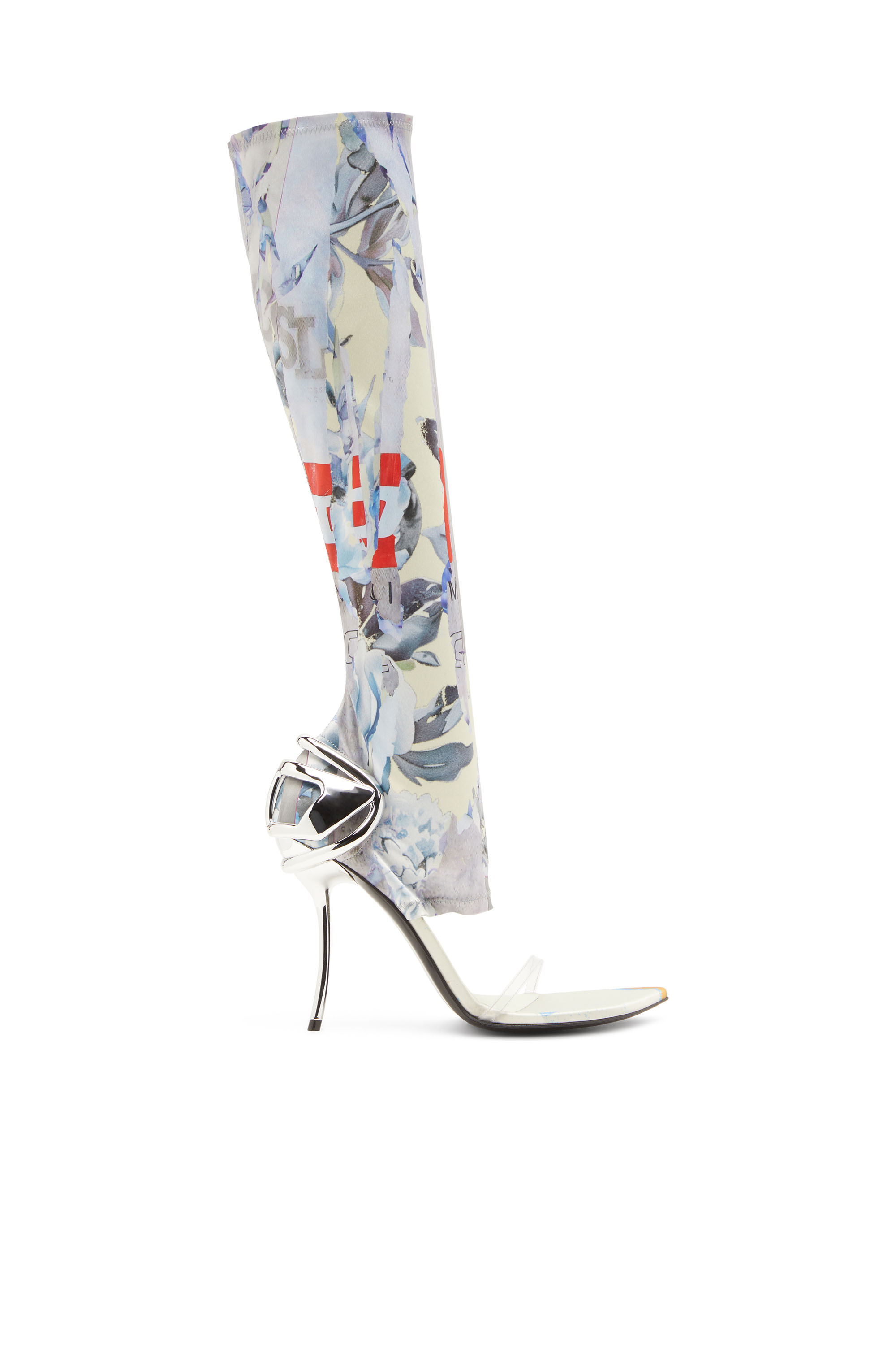 Diesel - Hybrid sandals with graphic print - Ankle Boots - Woman - Multicolor