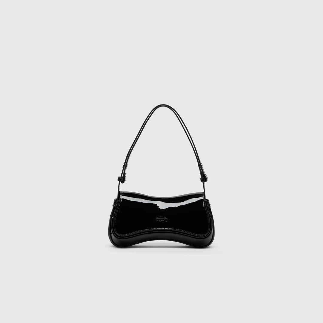 Diesel - Play-Clutch in glossy PU - Clutches - Woman - Black