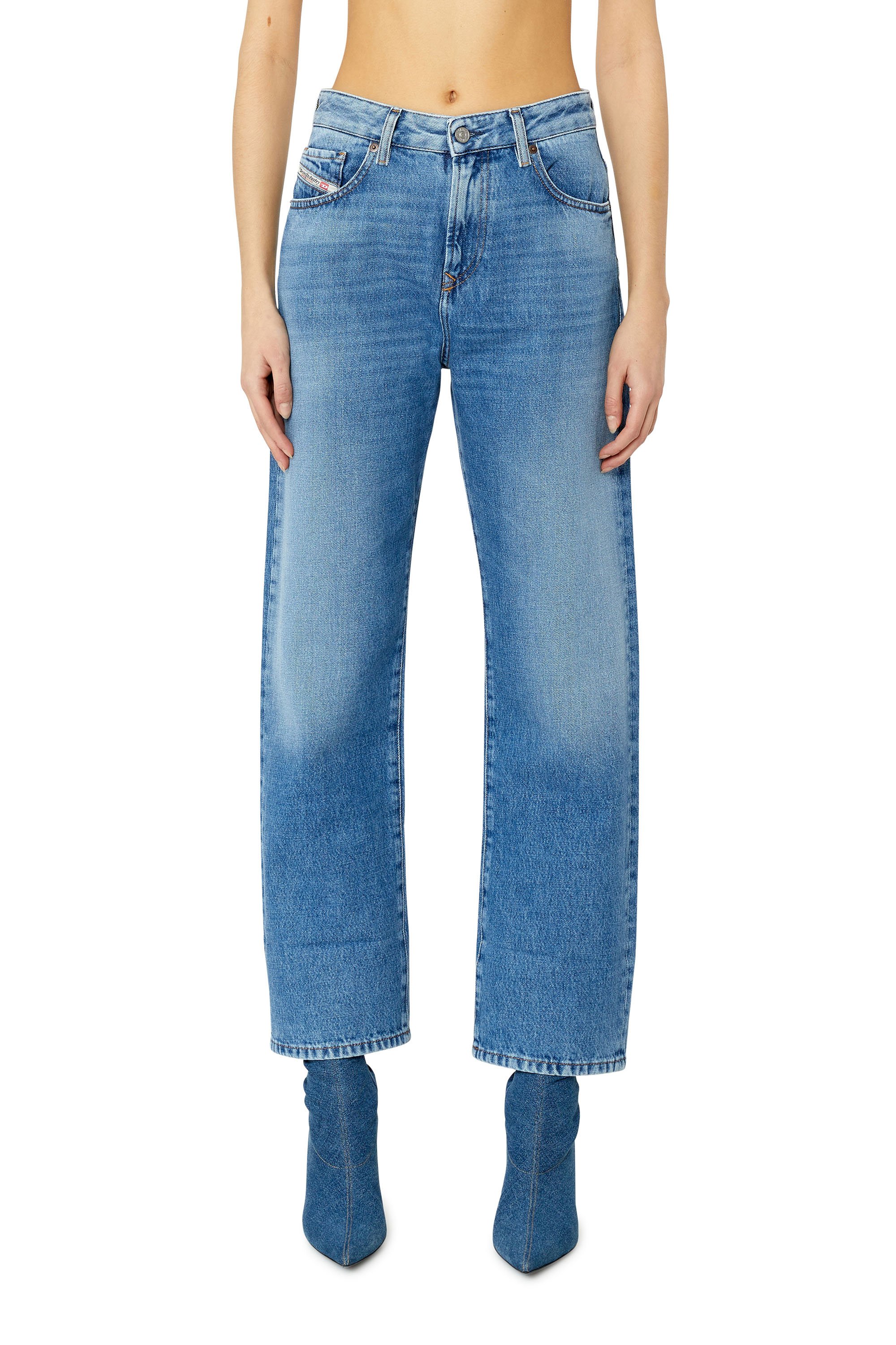 Diesel - Straight Jeans - 1999 D-Reggy - Jeans - Woman - Blue
