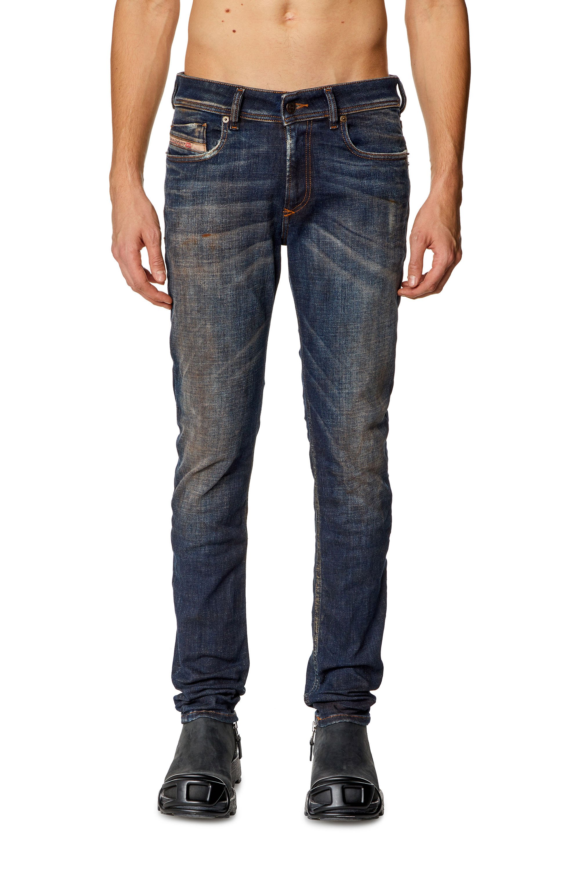 Diesel Skinny Jeans In Blu