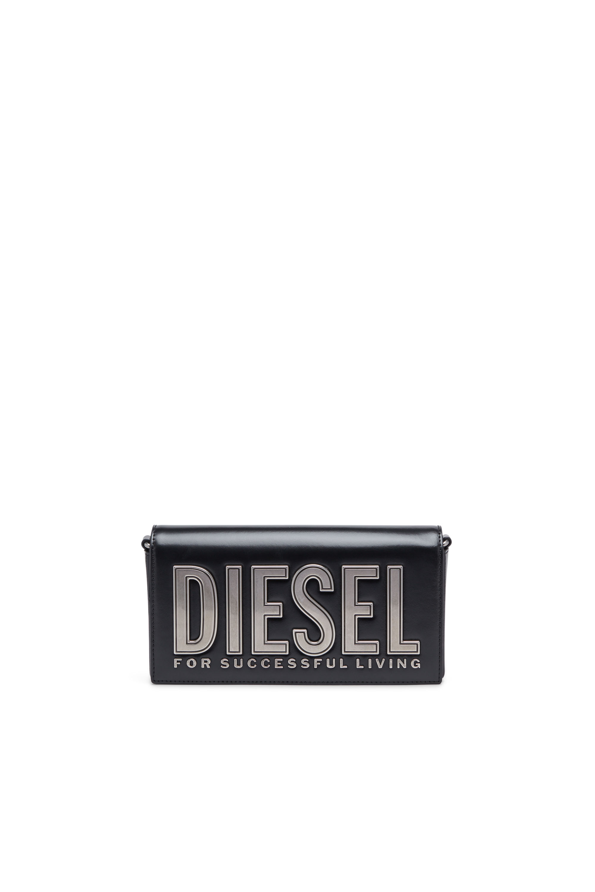 Shop Diesel Biscotto Shoulder Bag M Shoulder Bag In Black