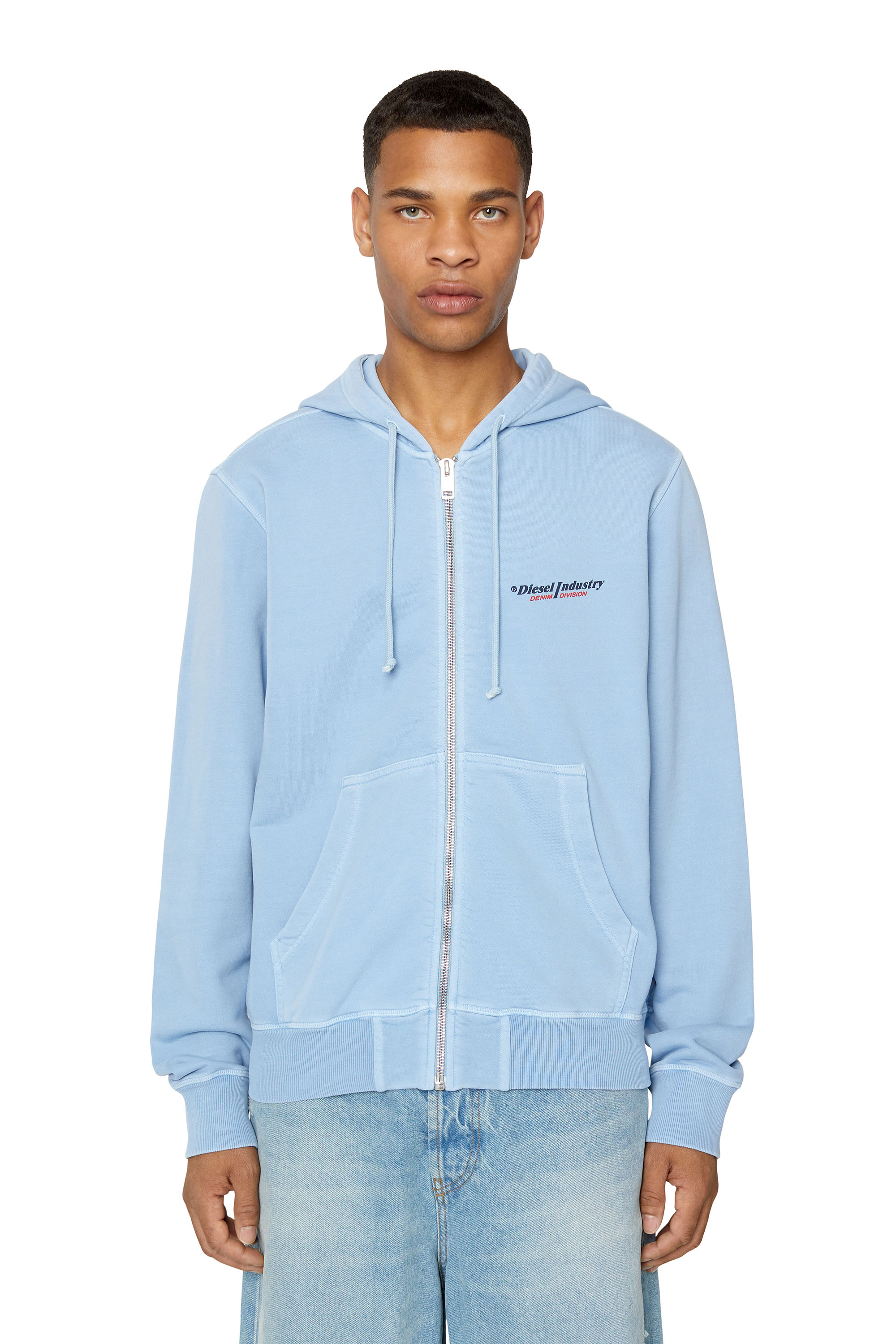 Blue best sale diesel hoodie