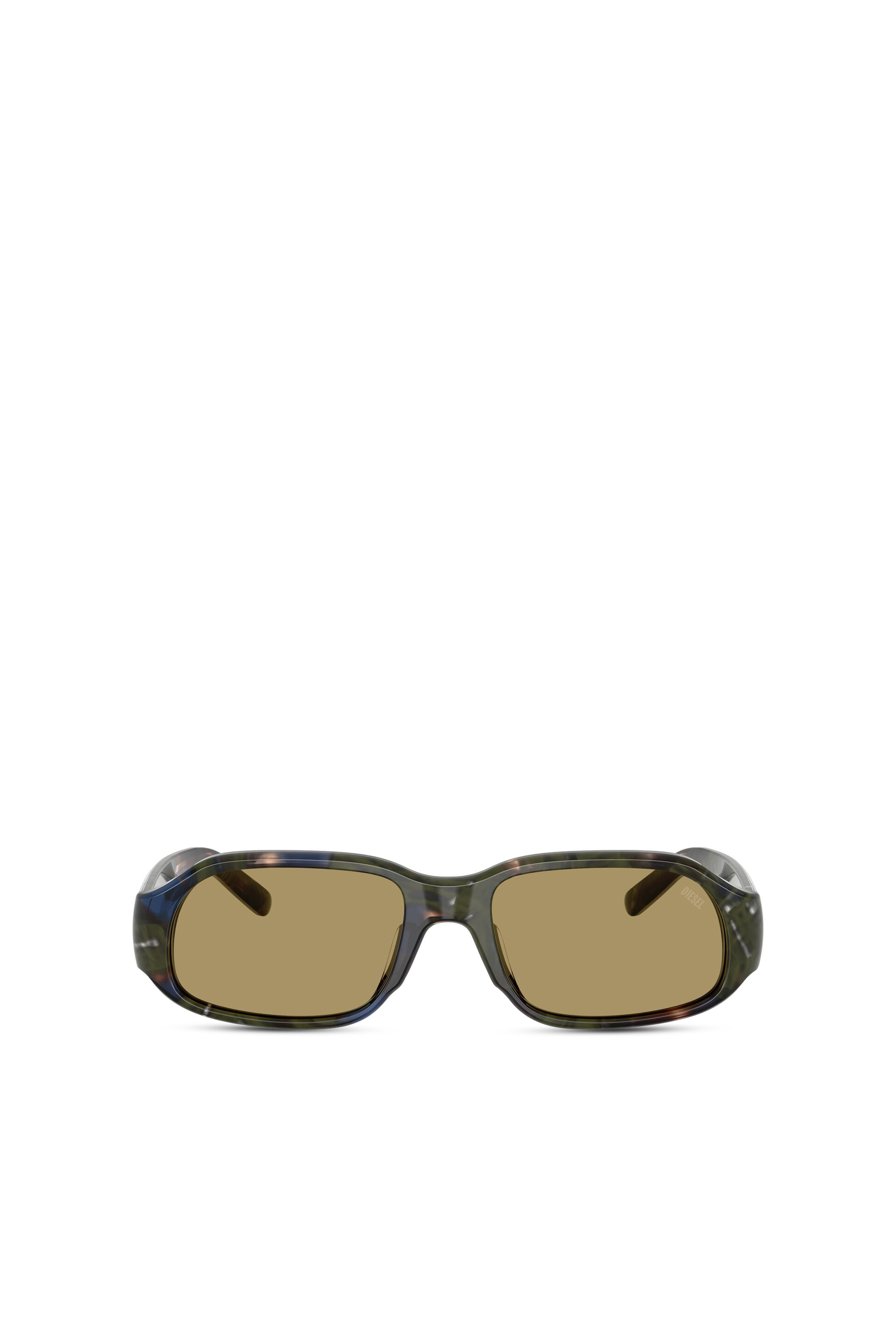 Diesel Unisex Multicolor - Rectangle Sunglasses - Sunglasses Uni