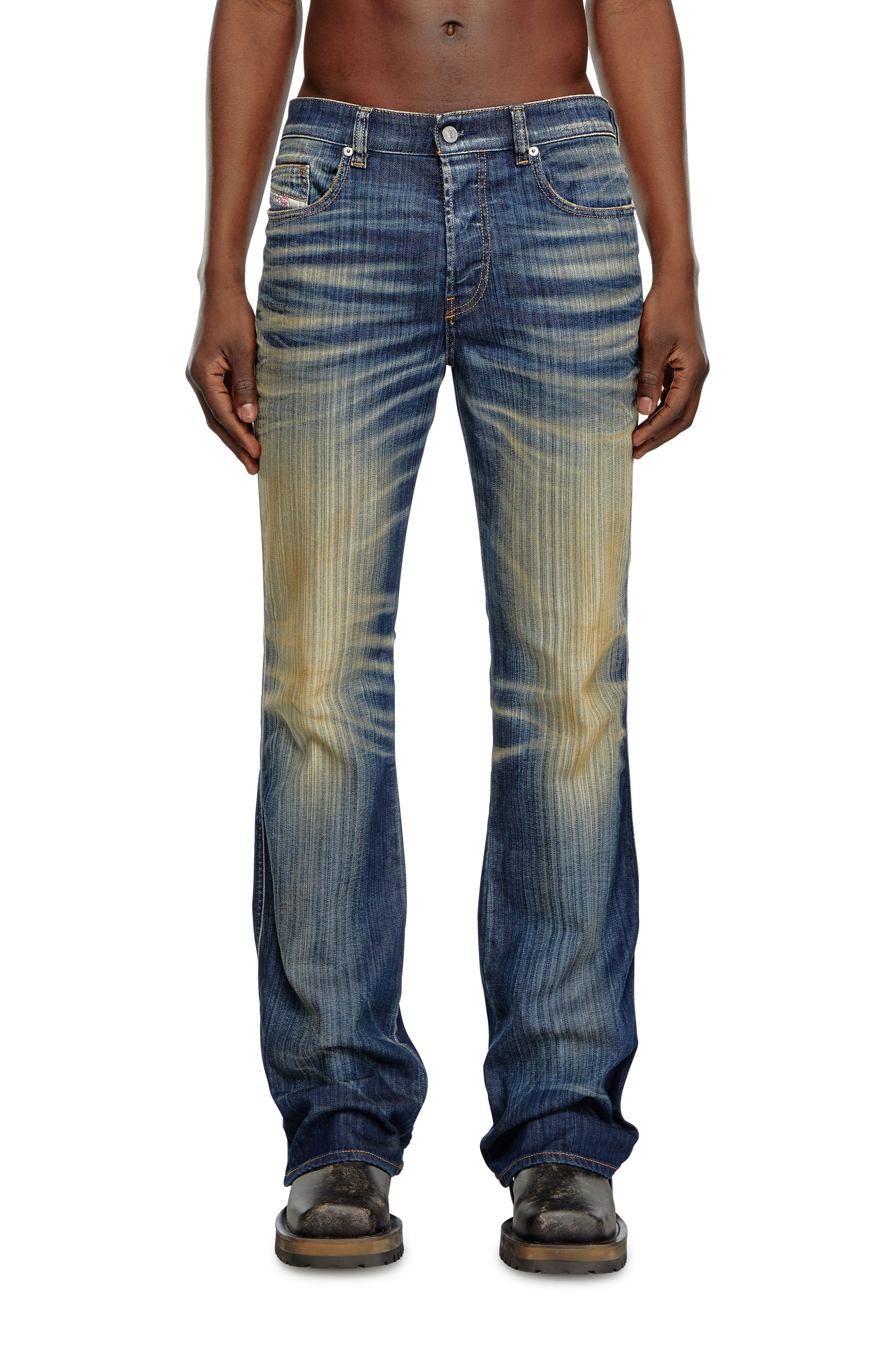 Shop Diesel Bootcut Jeans In Blue