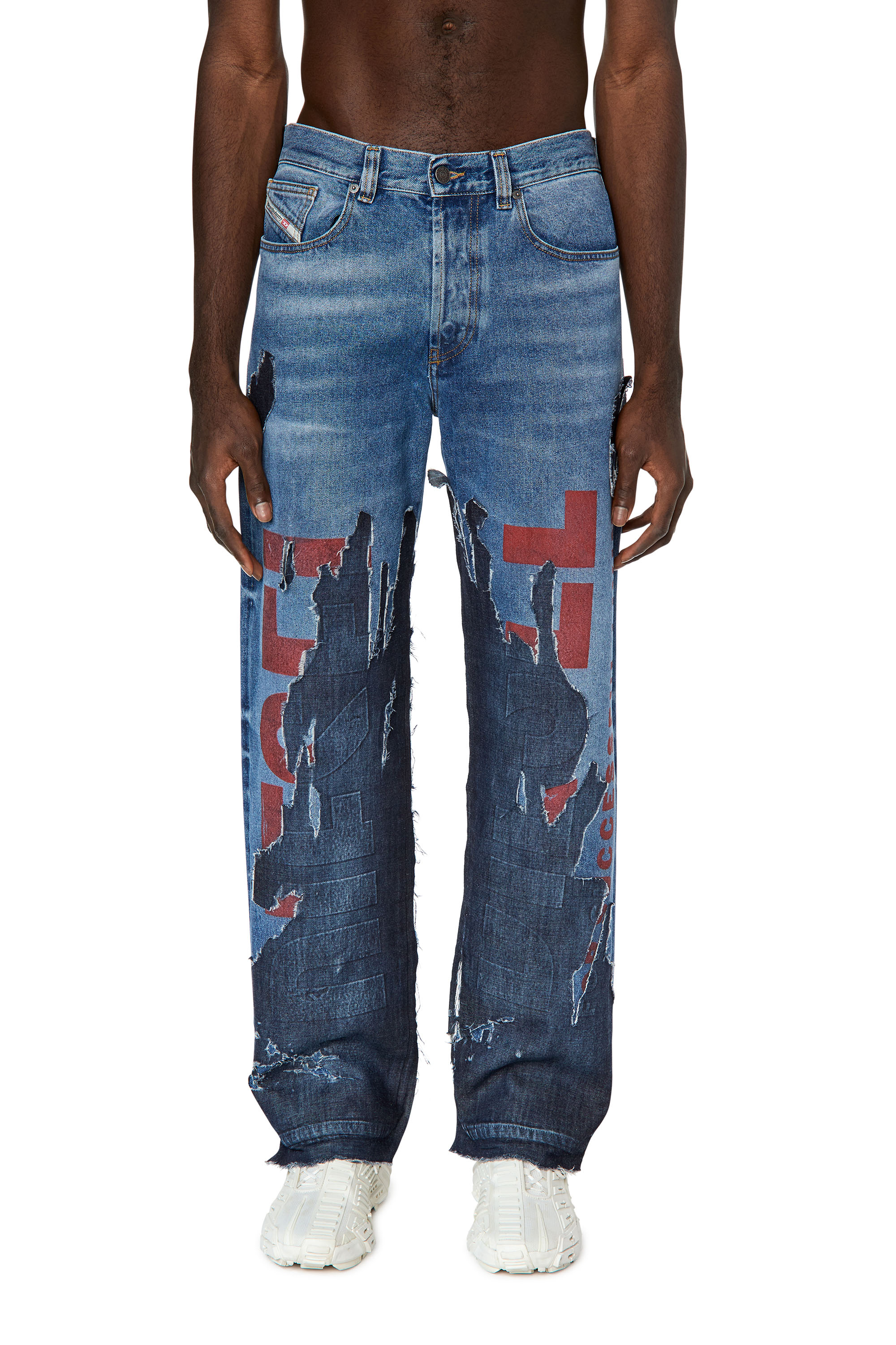 Diesel - Straight Jeans - 2010 D-Macs - Jeans - Uomo - Blu